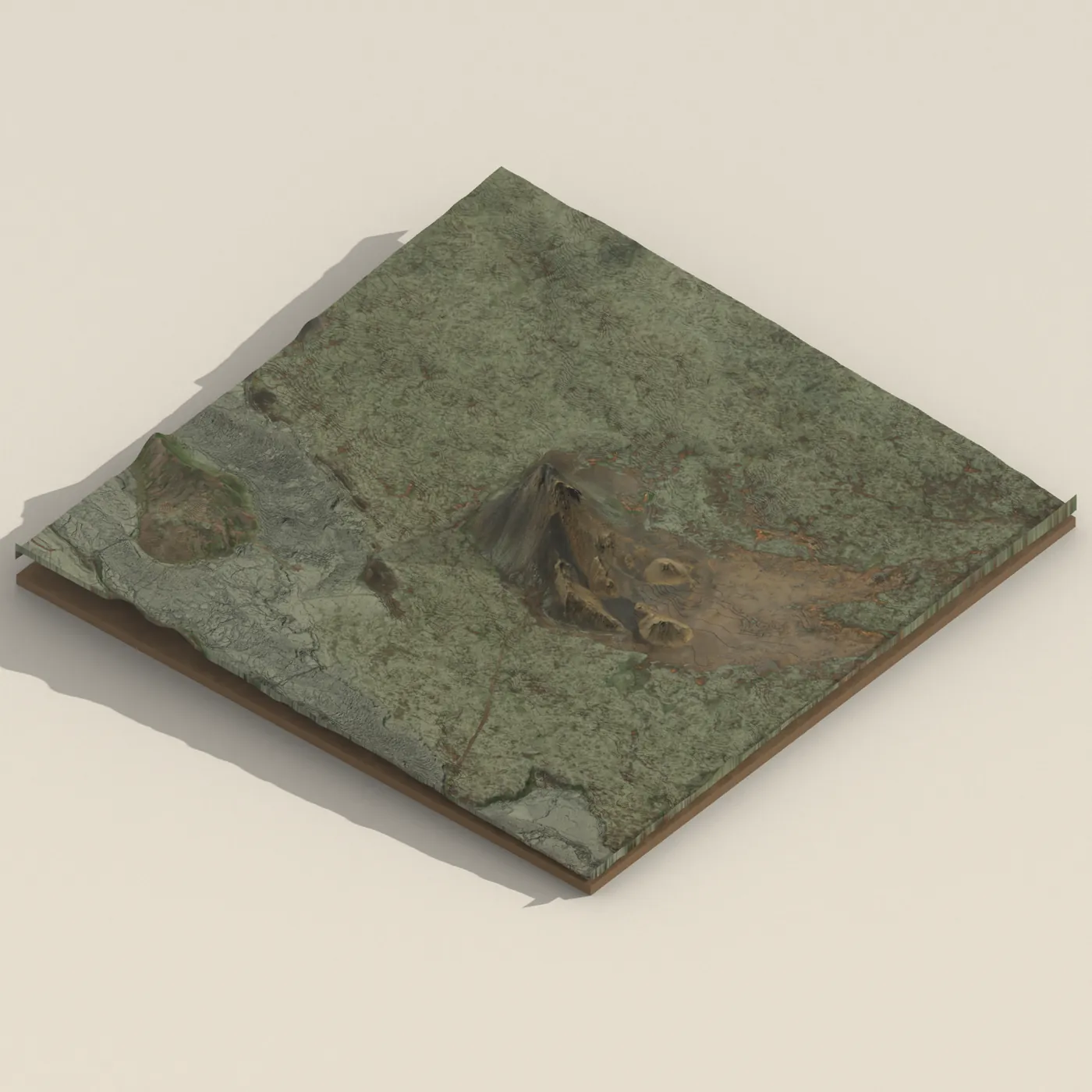 Keilir 3D terrain render