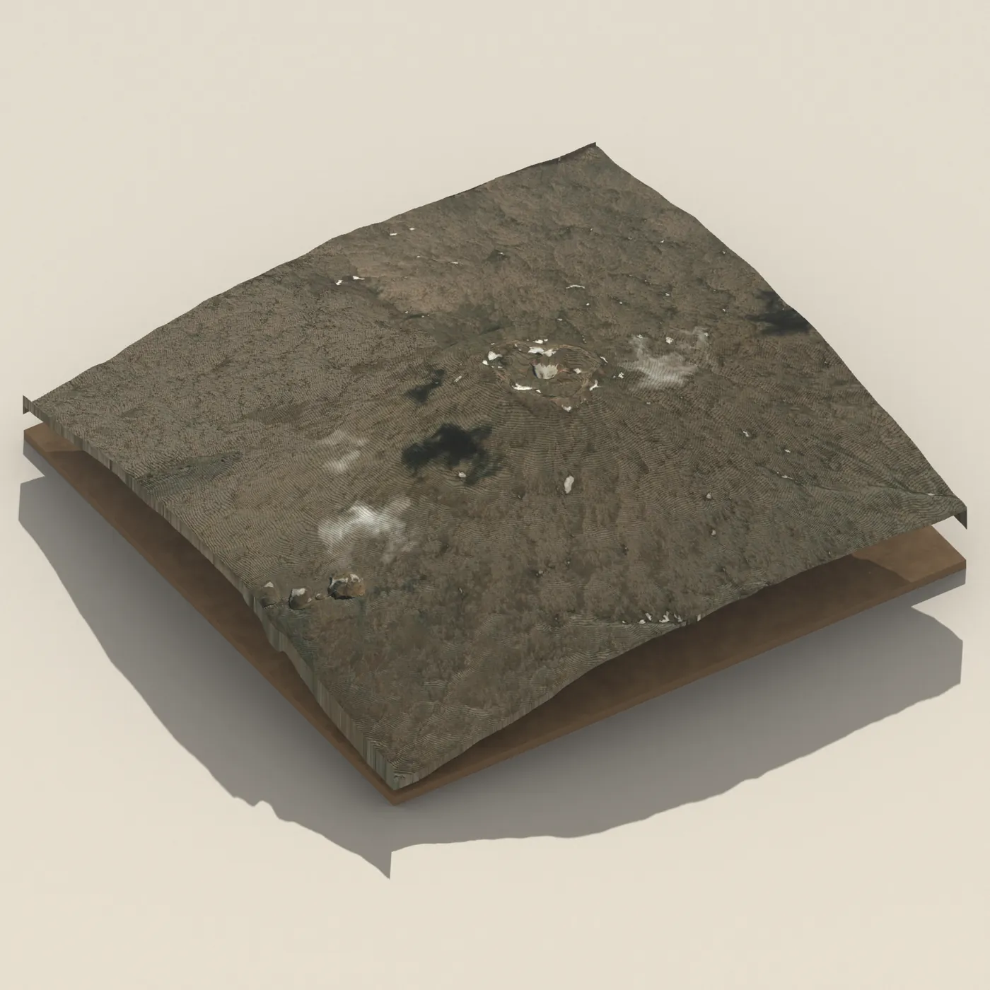 Kollóttadyngja — 3D terrain render (no visitor photo yet)