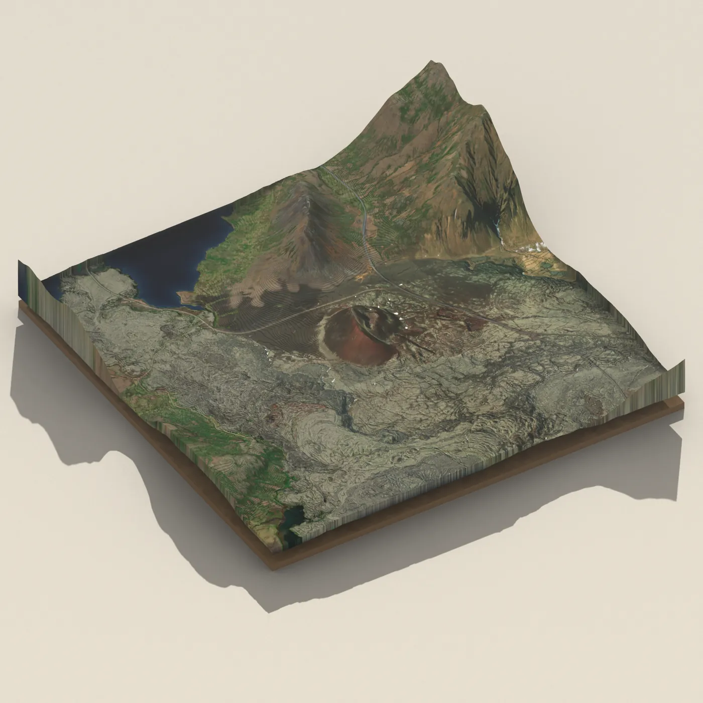 Kothraunskúla 3D terrain render