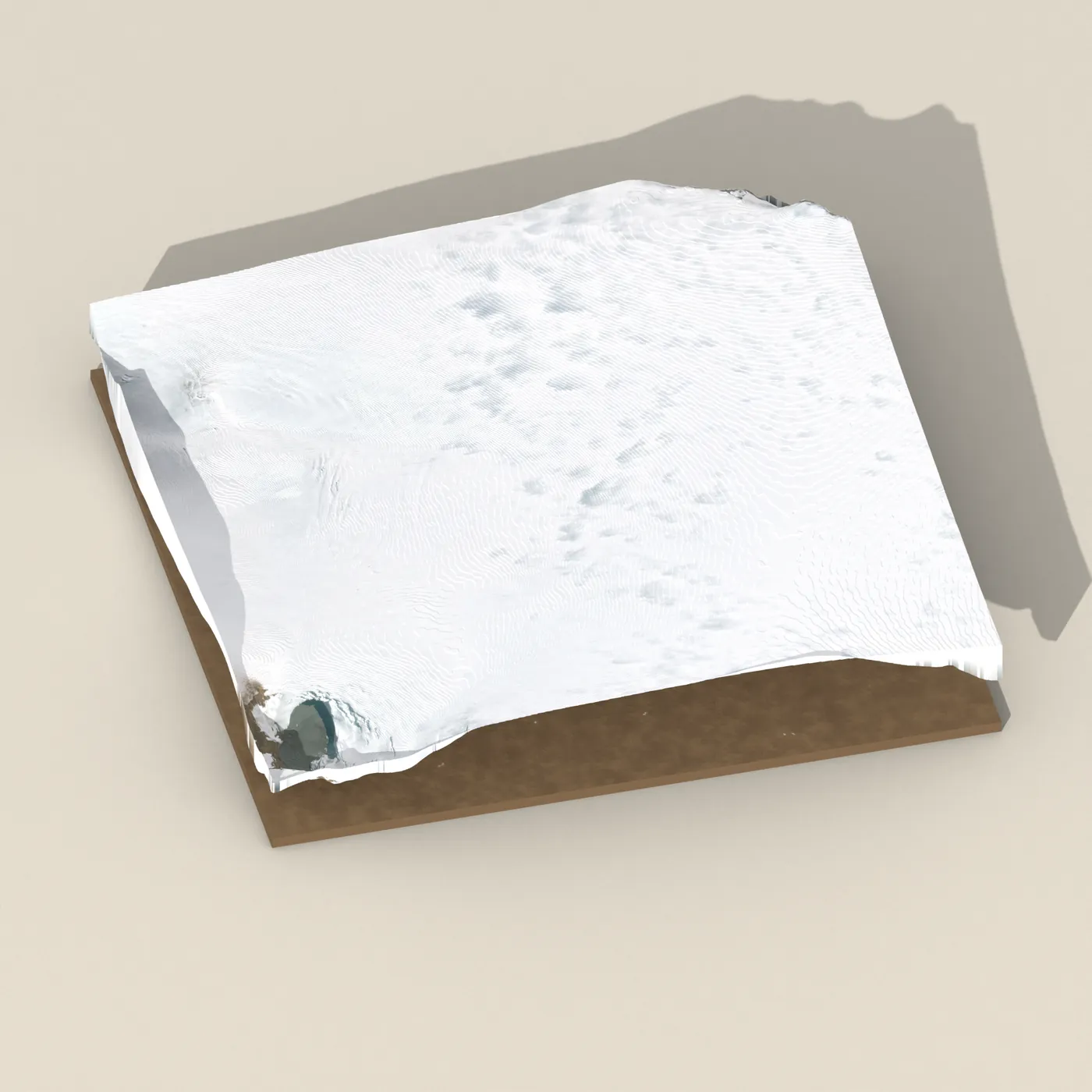 Kverkfjöll 3D terrain render