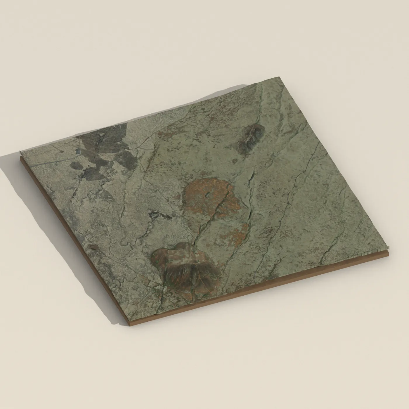 Lágafell 3D terrain render
