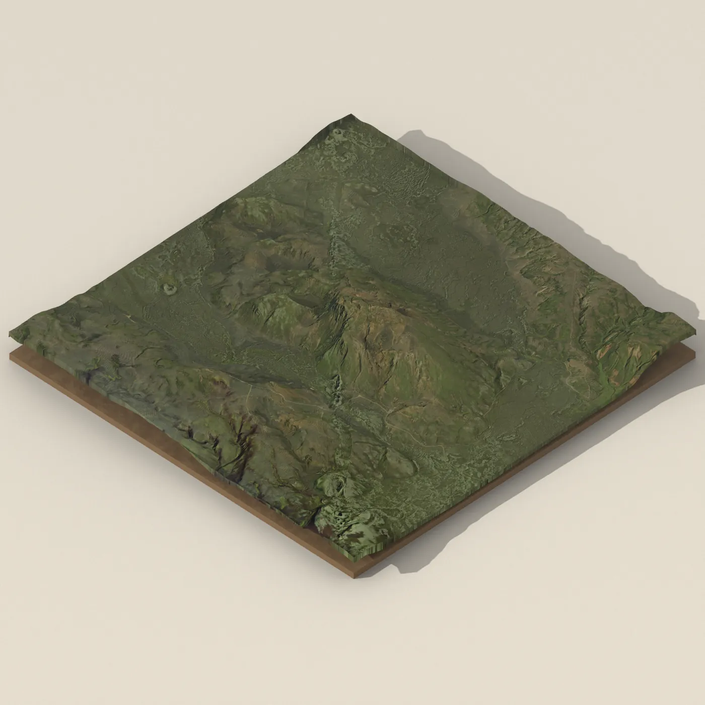 Laki 3D terrain render