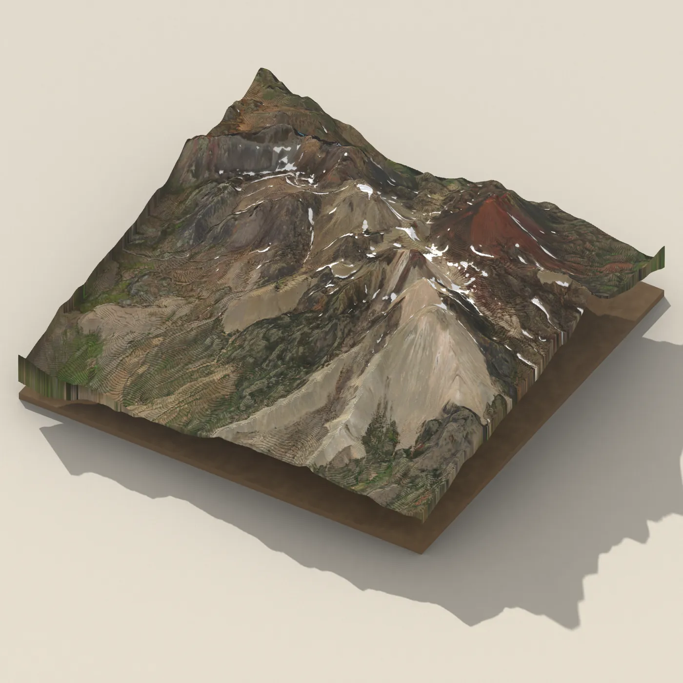 Ljósufjöll 3D terrain render