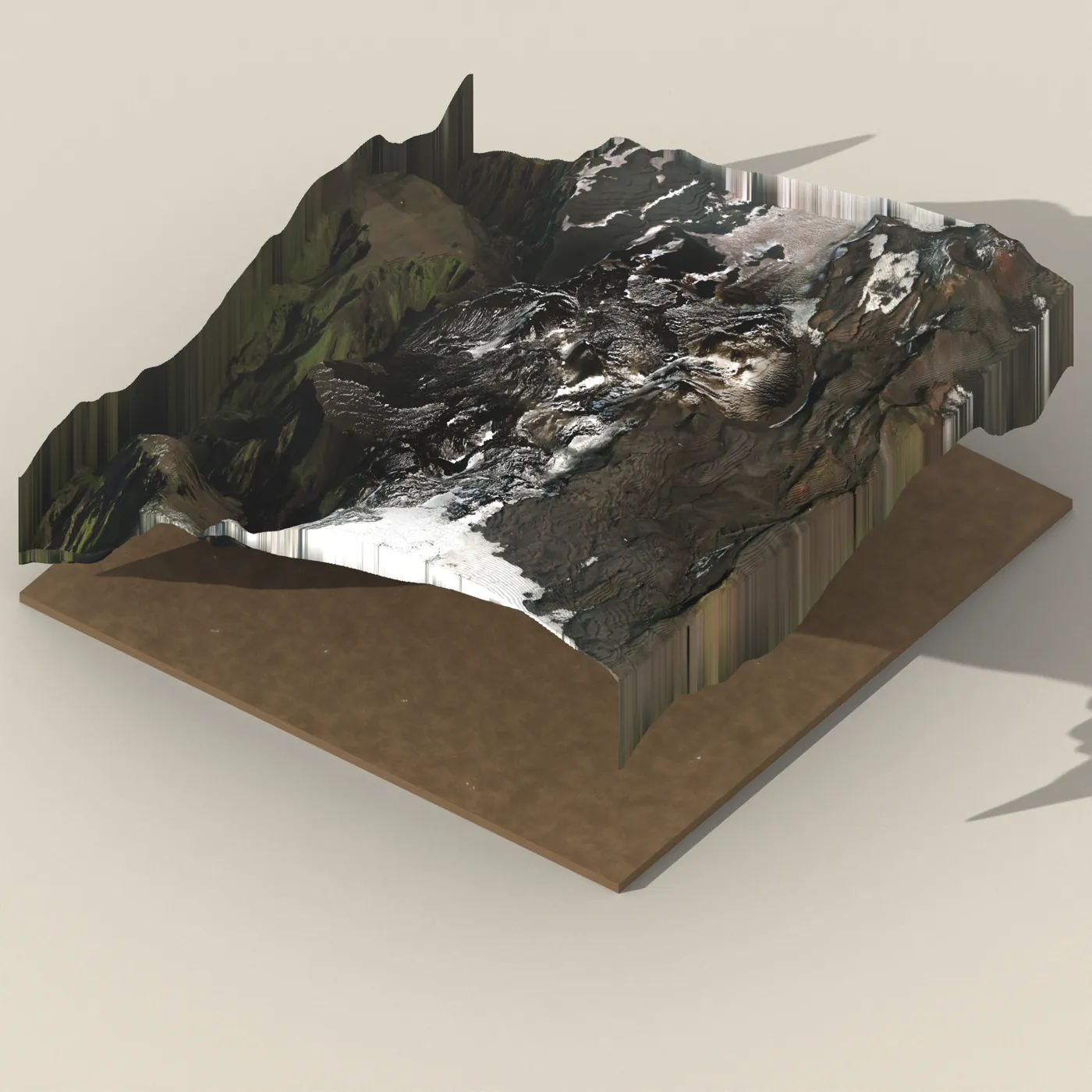 Móði 3D terrain render