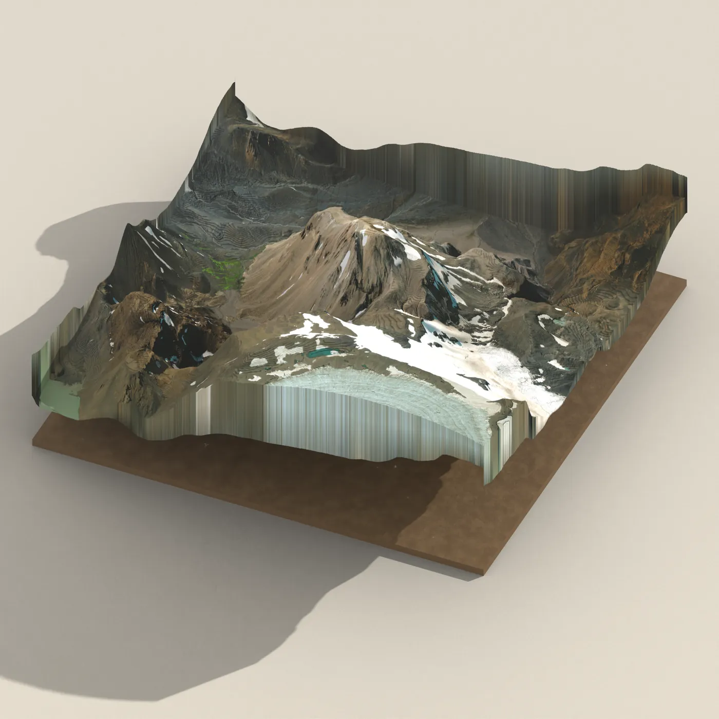 Prestahnúkur — 3D terrain render (no visitor photo yet)