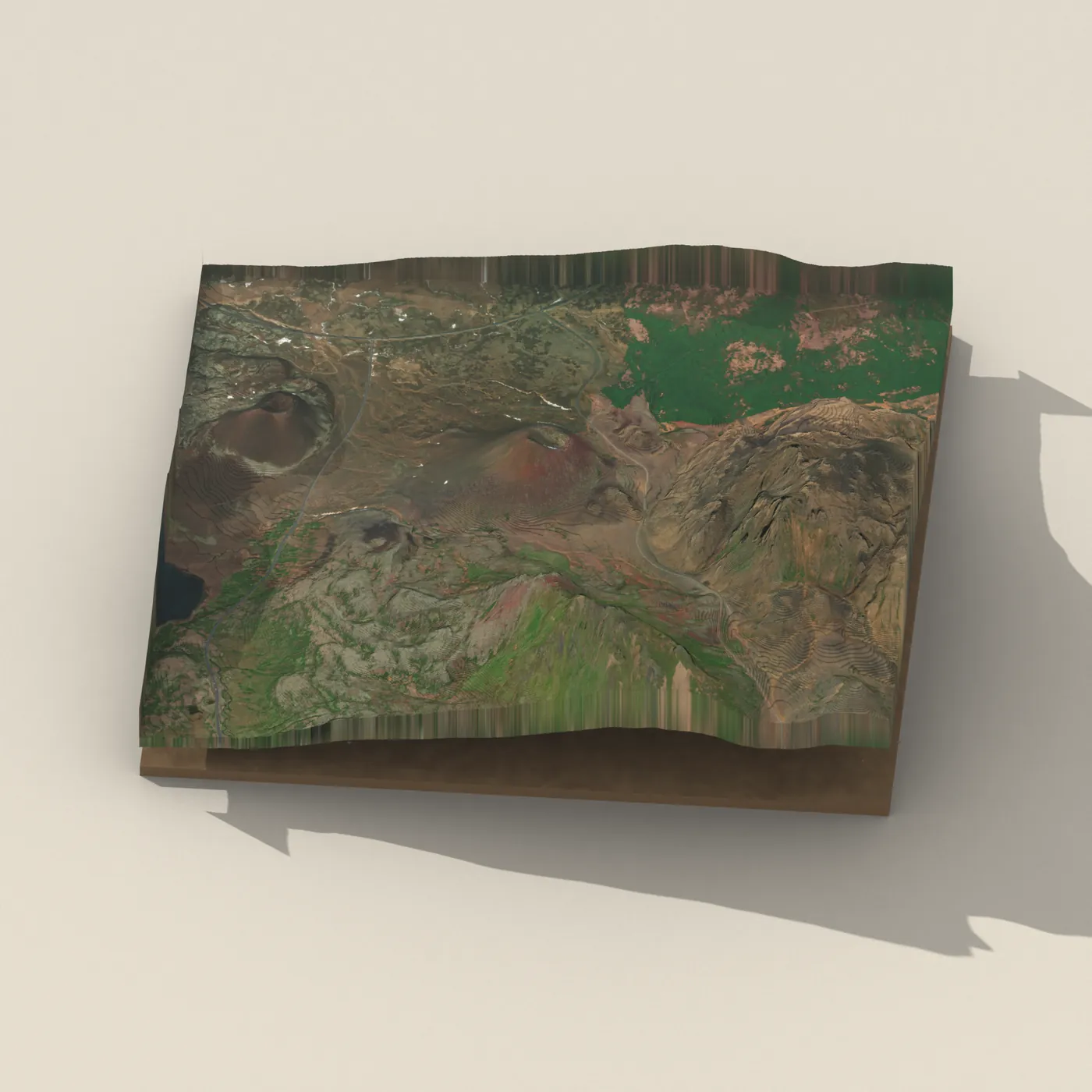 Rauðakúla 3D terrain render