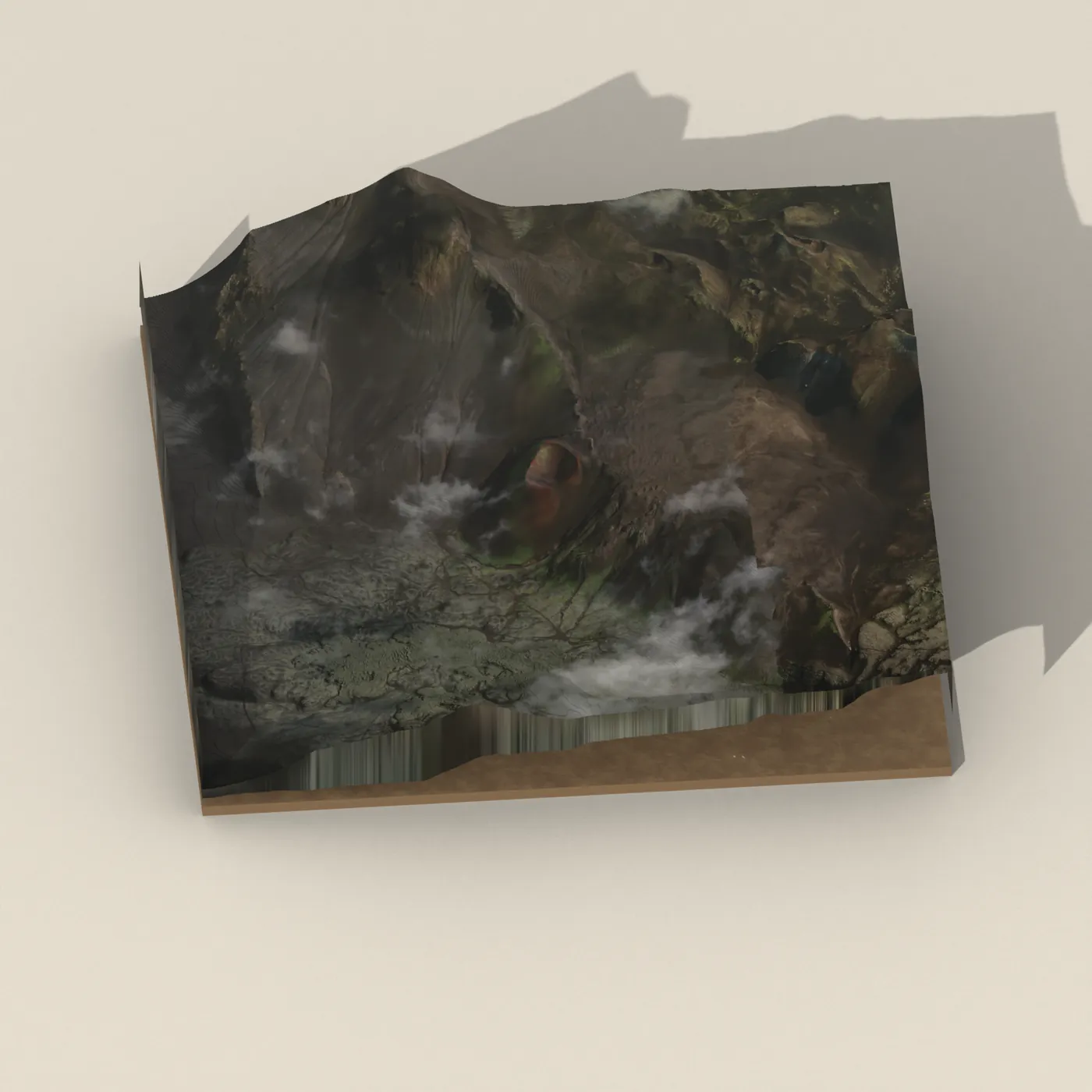 Rauðaskál — 3D terrain render (no visitor photo yet)