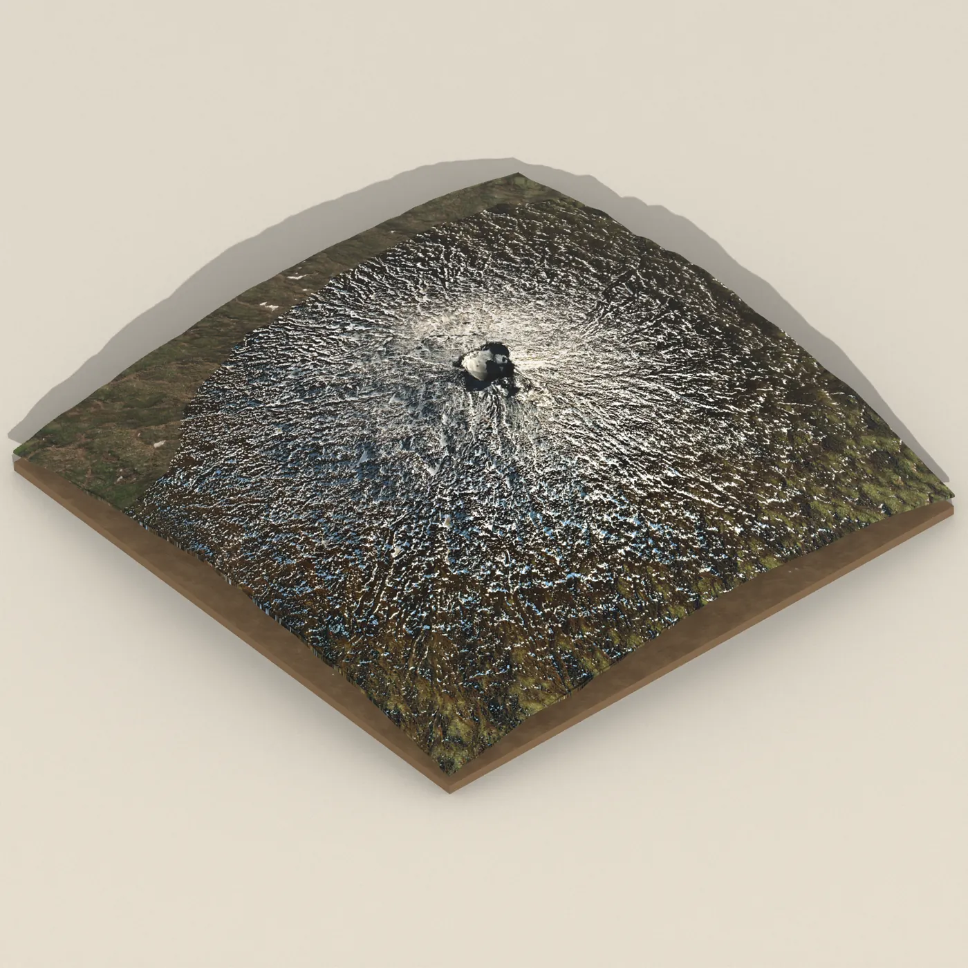 Skjaldbreiður 3D terrain render