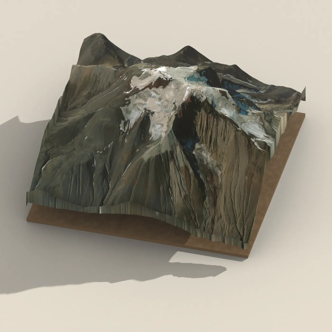 Snæfell 3D terrain render