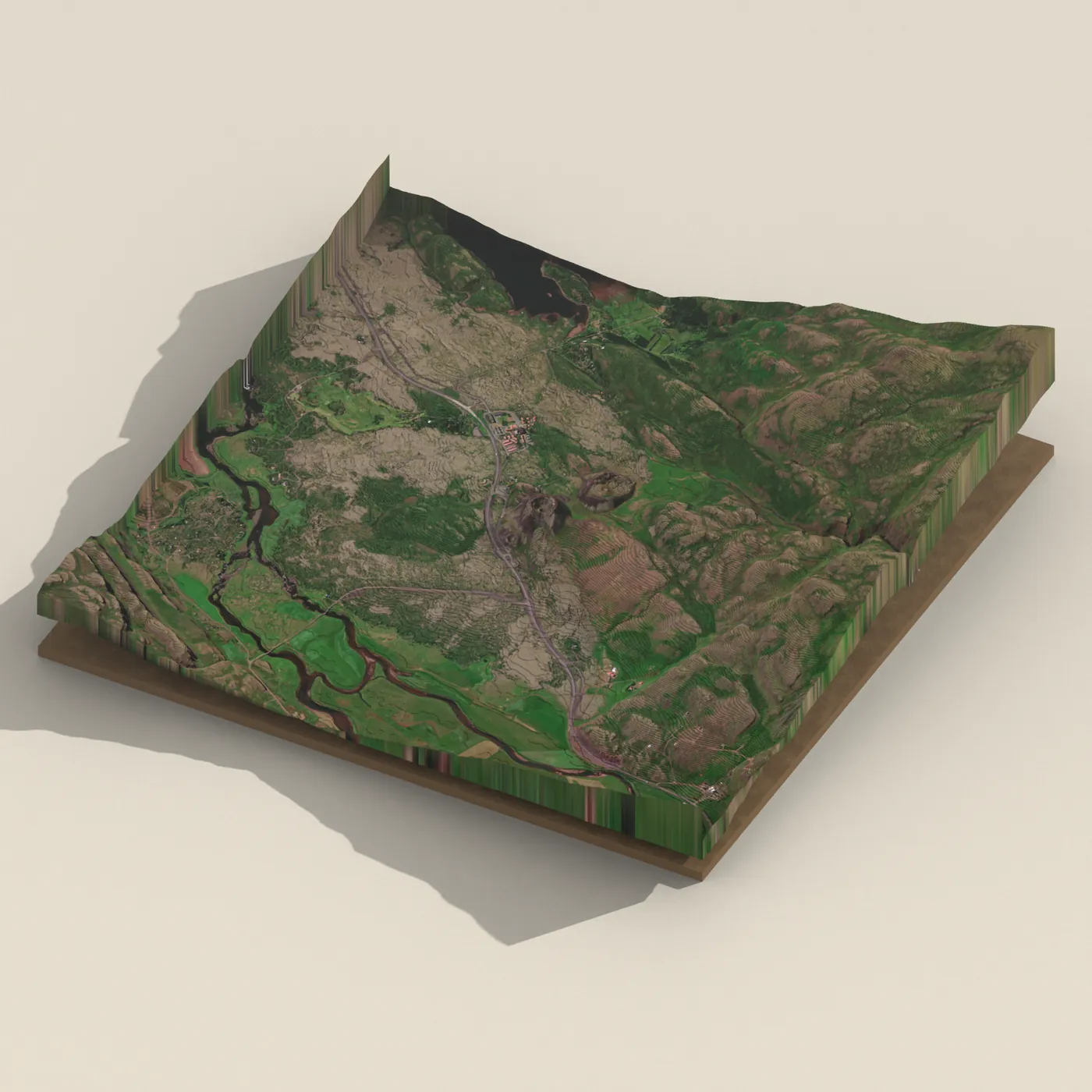 Stóra Grábrók — 3D terrain render (no visitor photo yet)