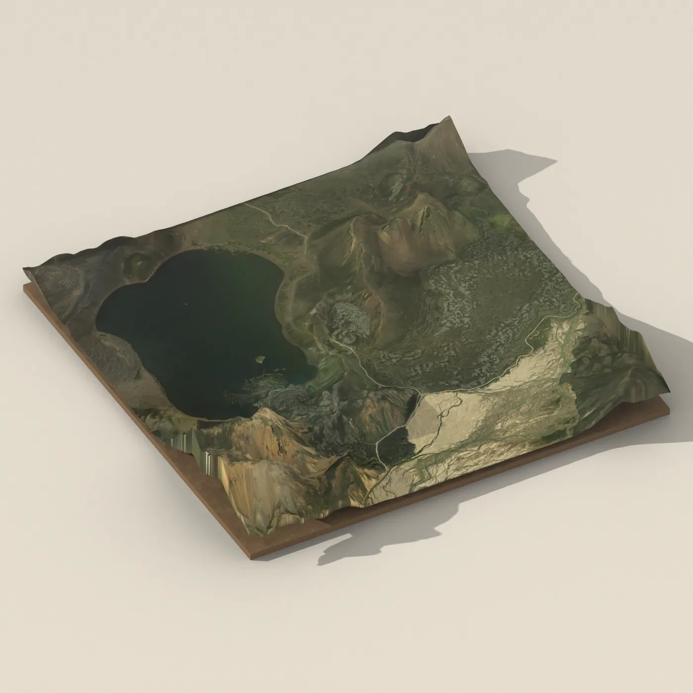 Stútur 3D terrain render