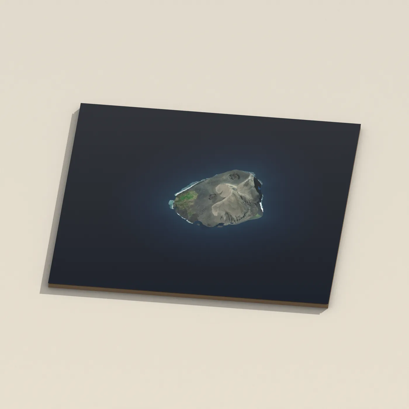 Surtsey 3D terrain render