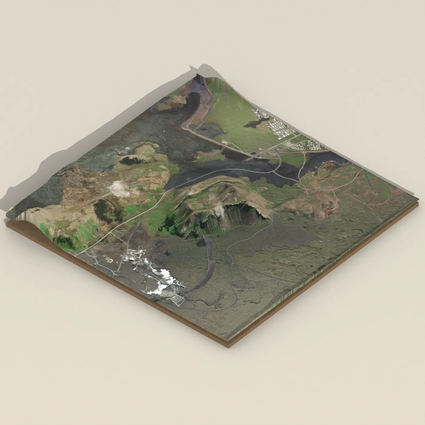 Þorbjörn 3D terrain render