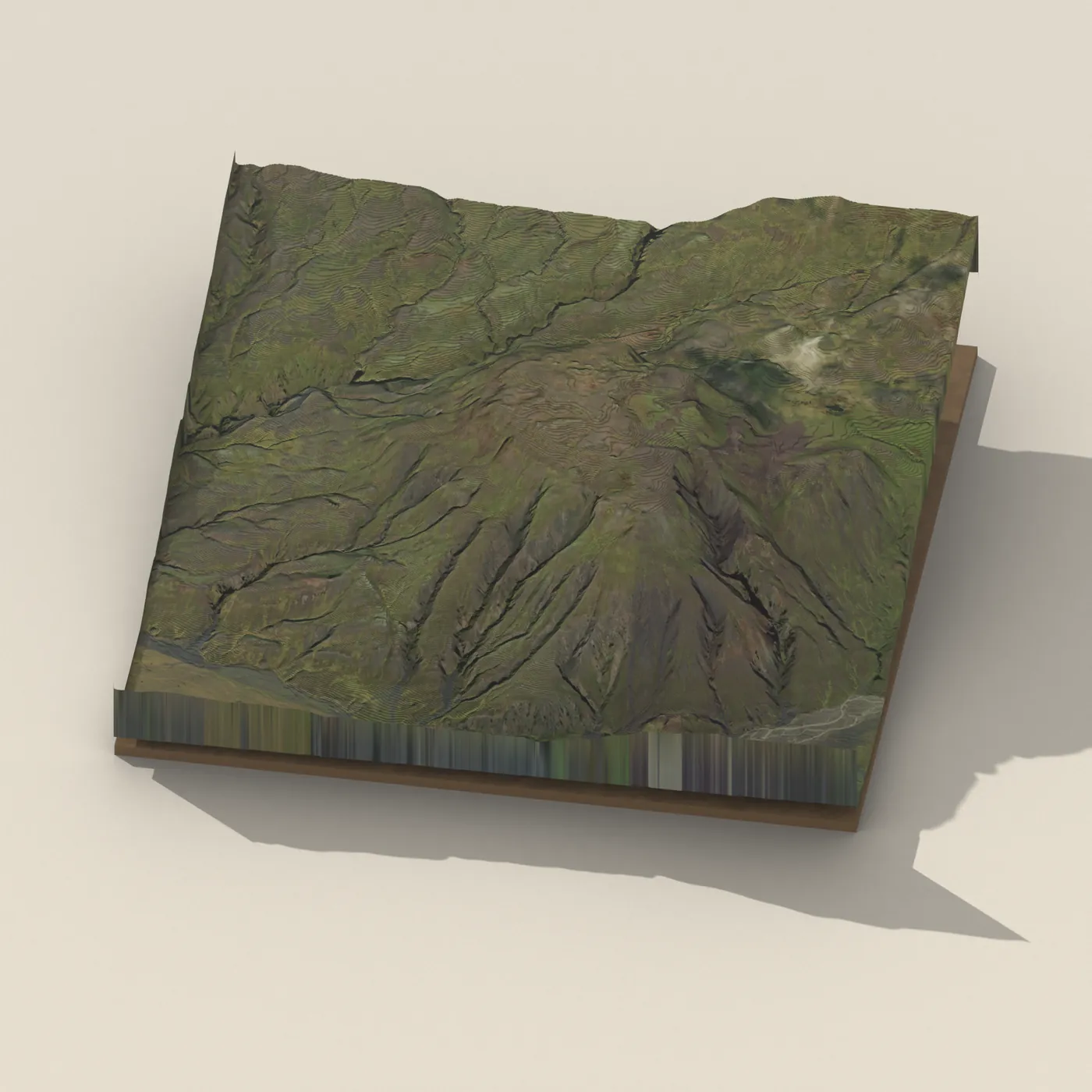 Þórólfsfell 3D terrain render