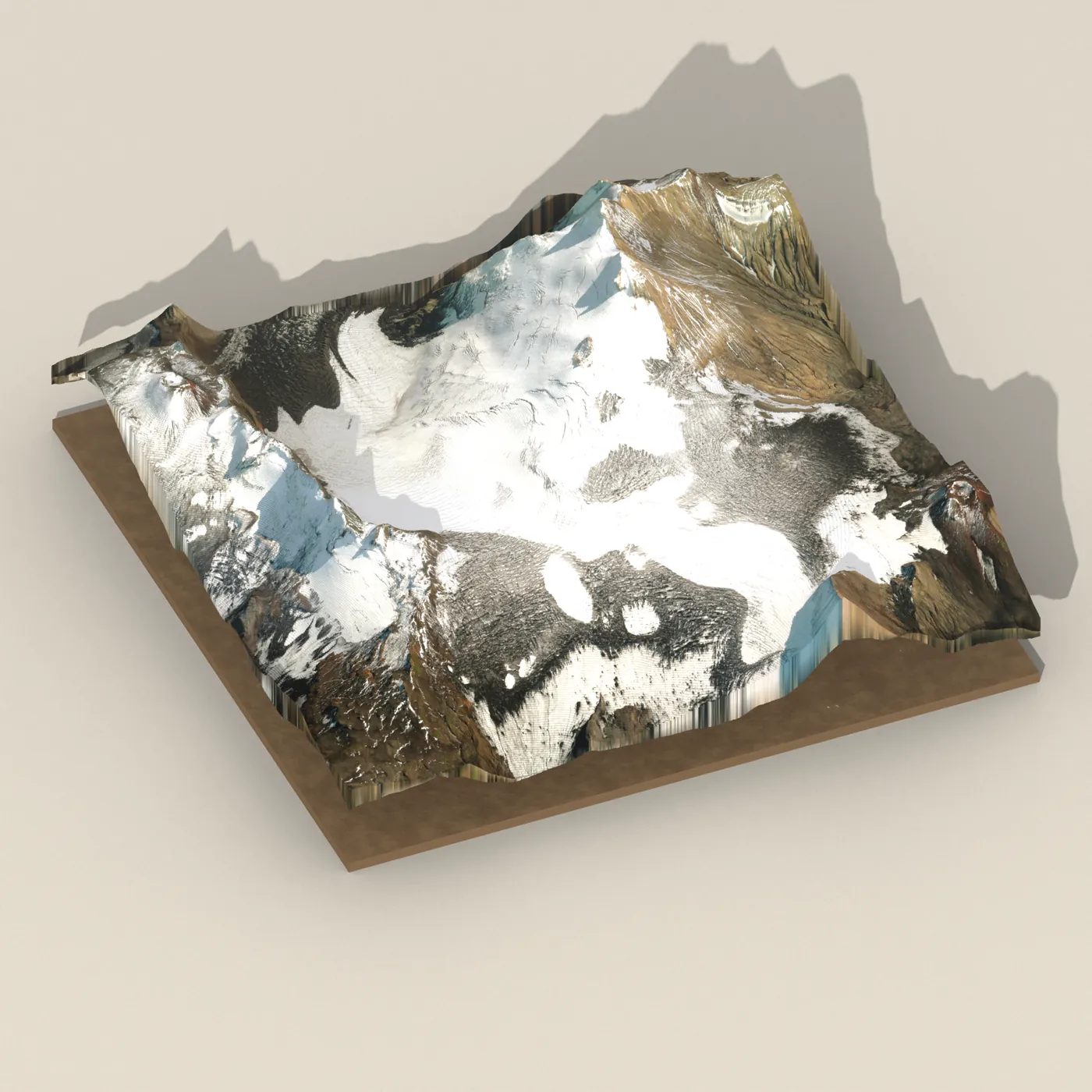 Tindfjallajökull 3D terrain render