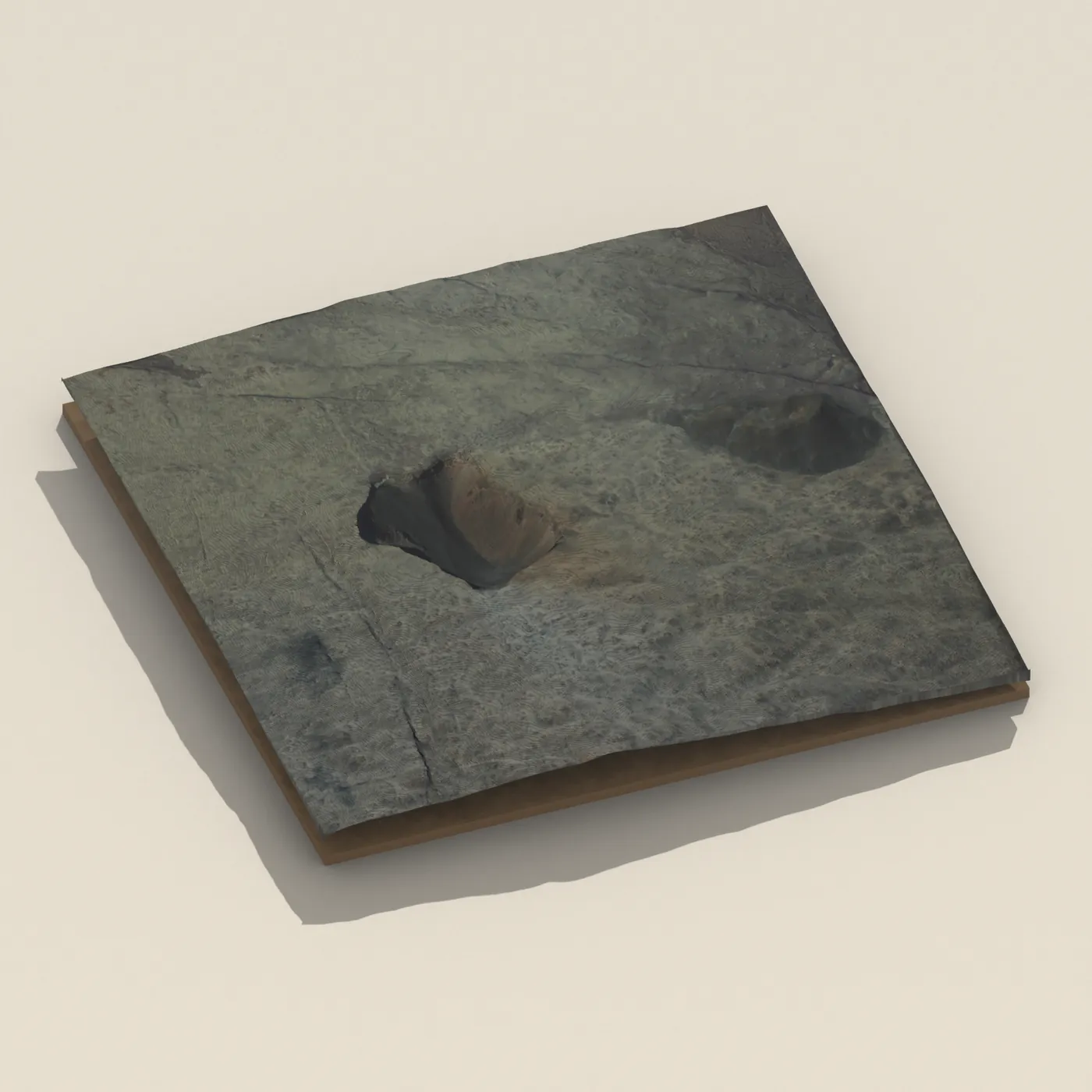 Urðarháls 3D terrain render