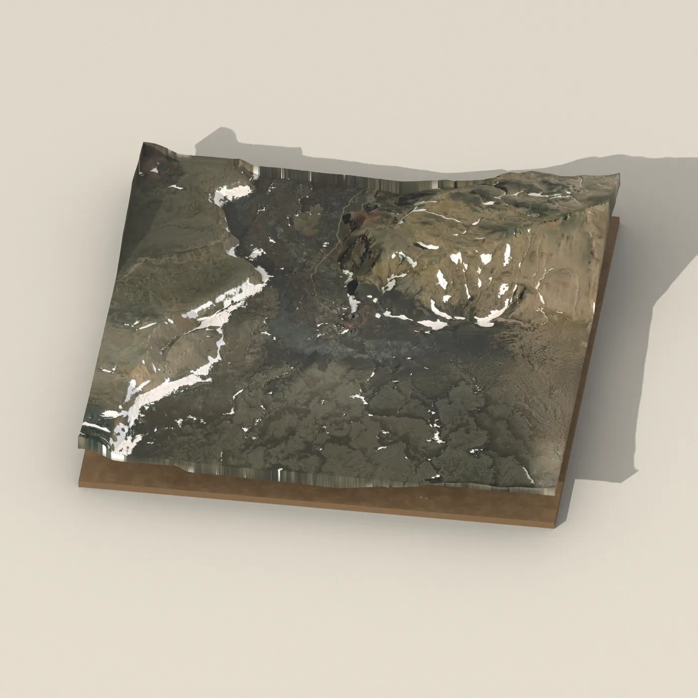 Vikraborgir 3D terrain render