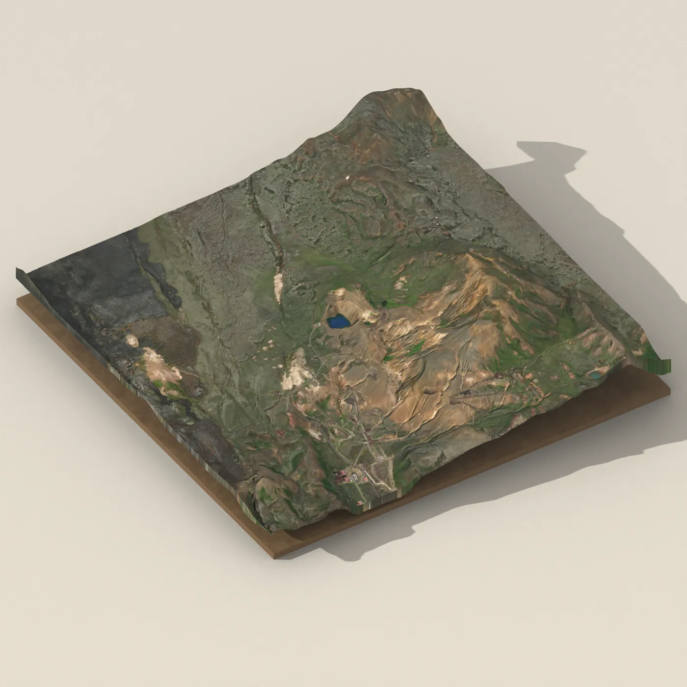 Víti 3D terrain render