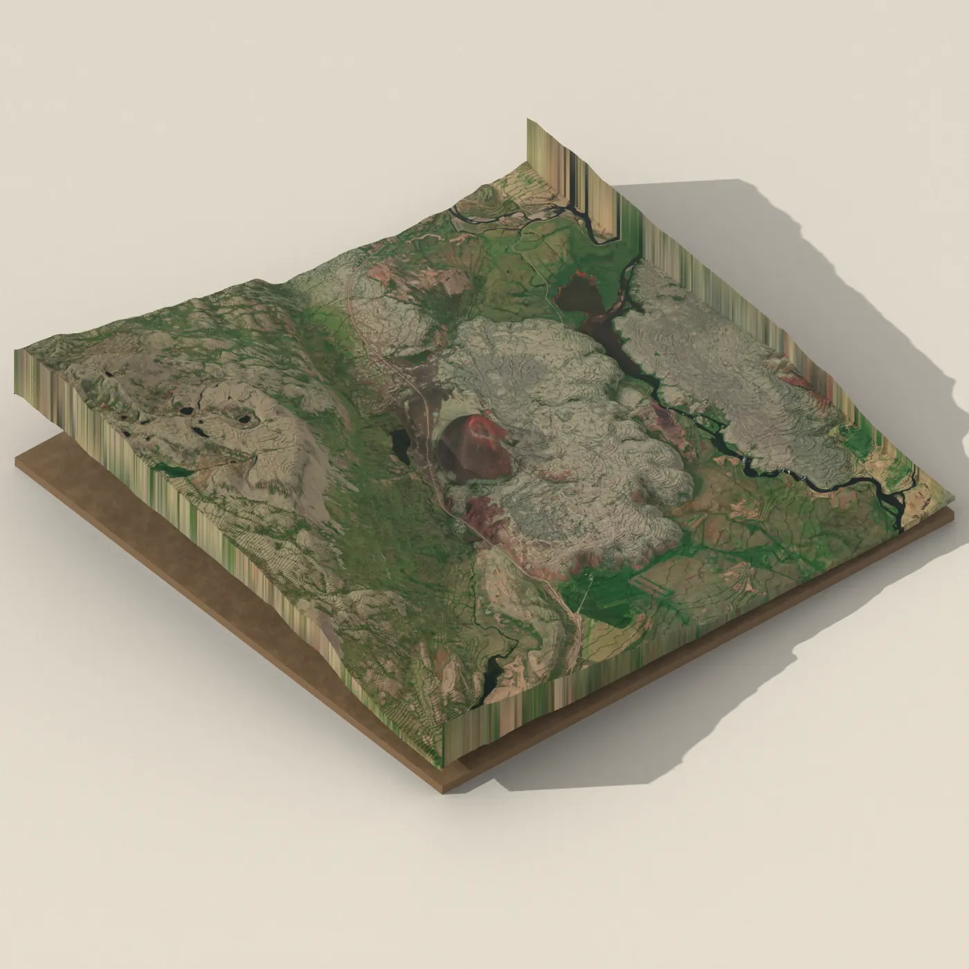 Ytri-Rauðamelskúlur 3D terrain render