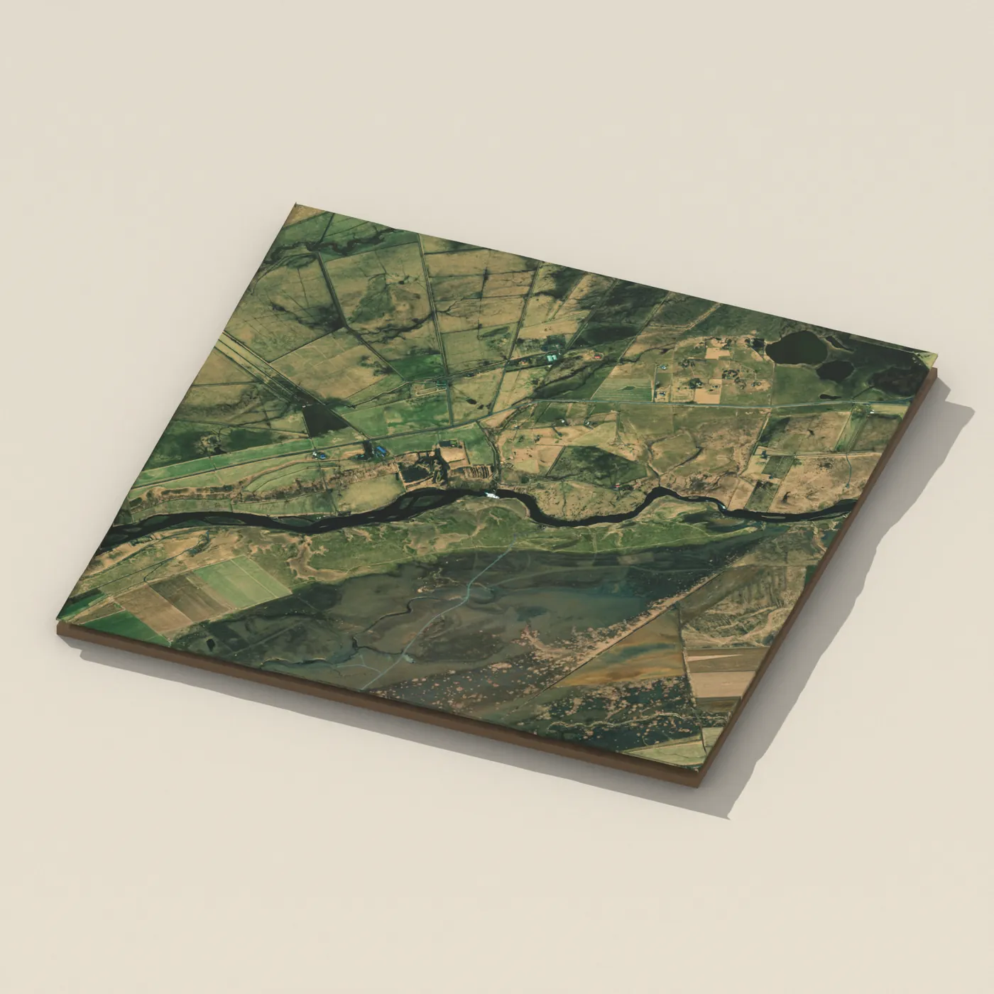 Árbæjarfoss 3D terrain render