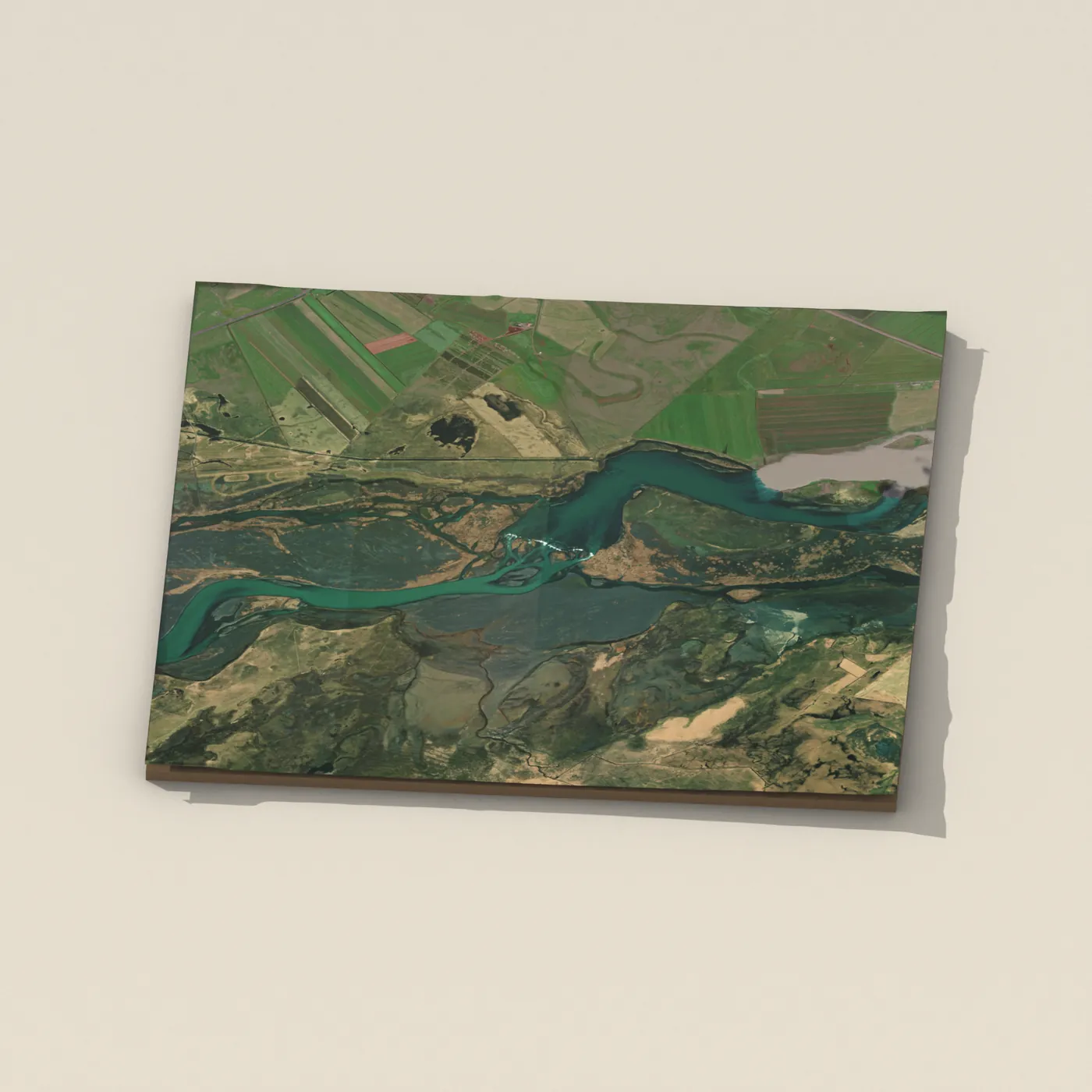 Árnesflúðir 3D terrain render