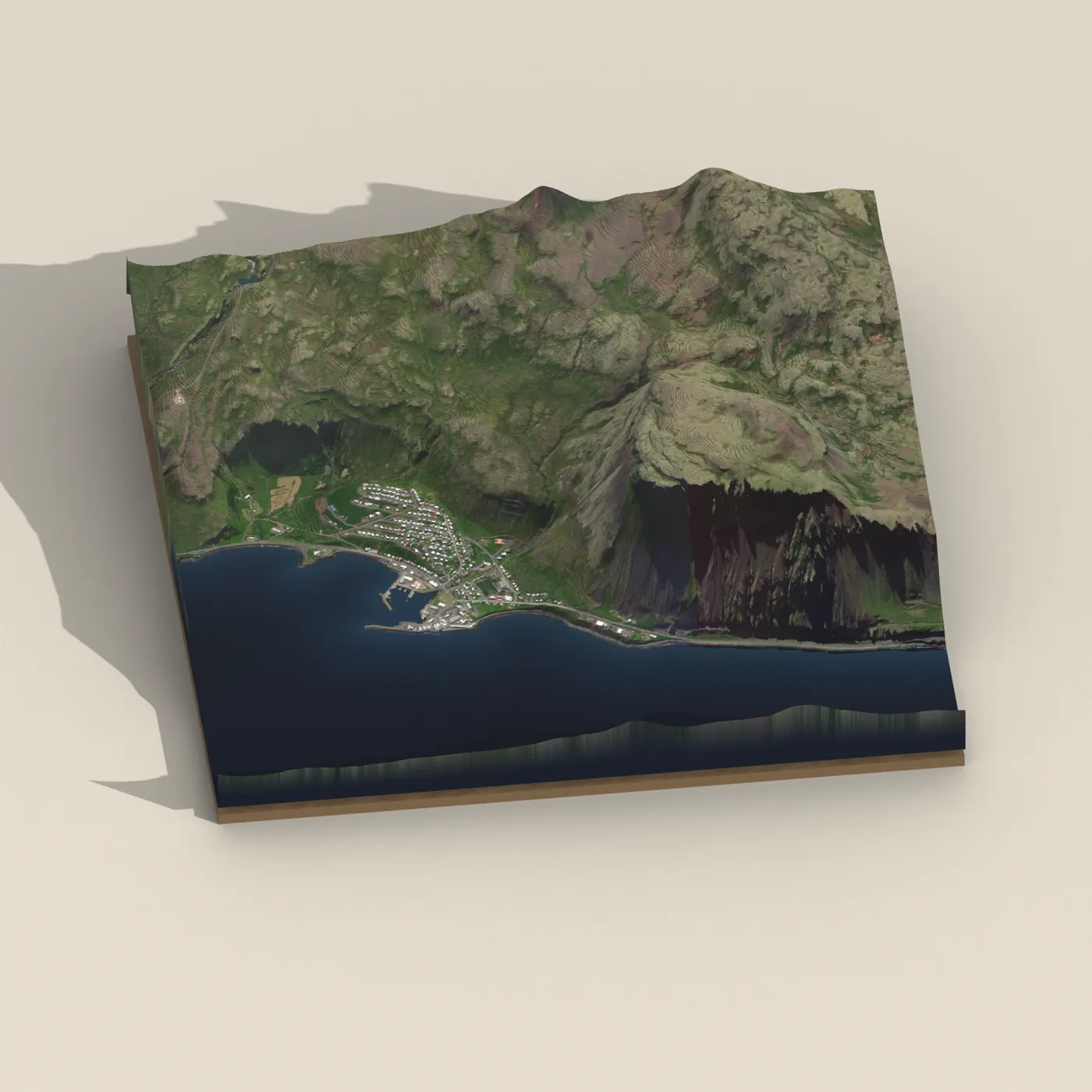Bæjarfoss 3D terrain render
