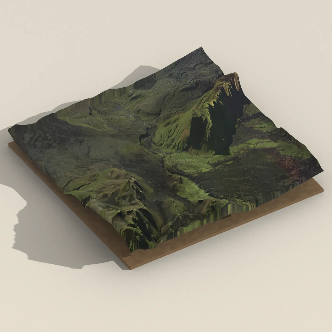 Bláfjallakvísl 3D terrain render