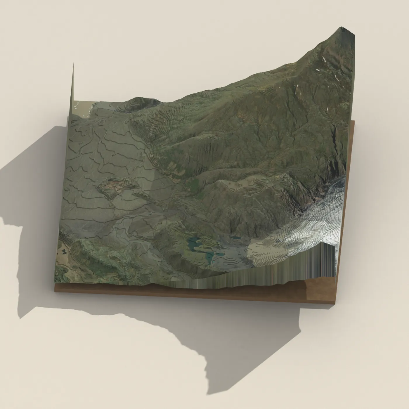 Bólstaðafoss 3D terrain render