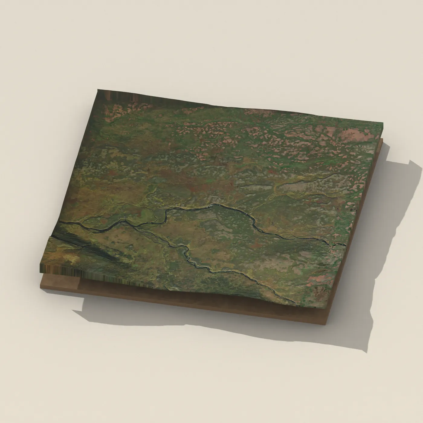 Drangur 3D terrain render