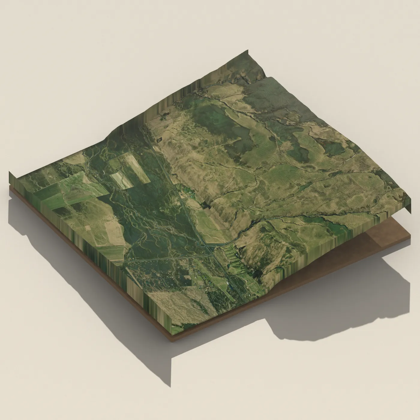 Drífandi 3D terrain render