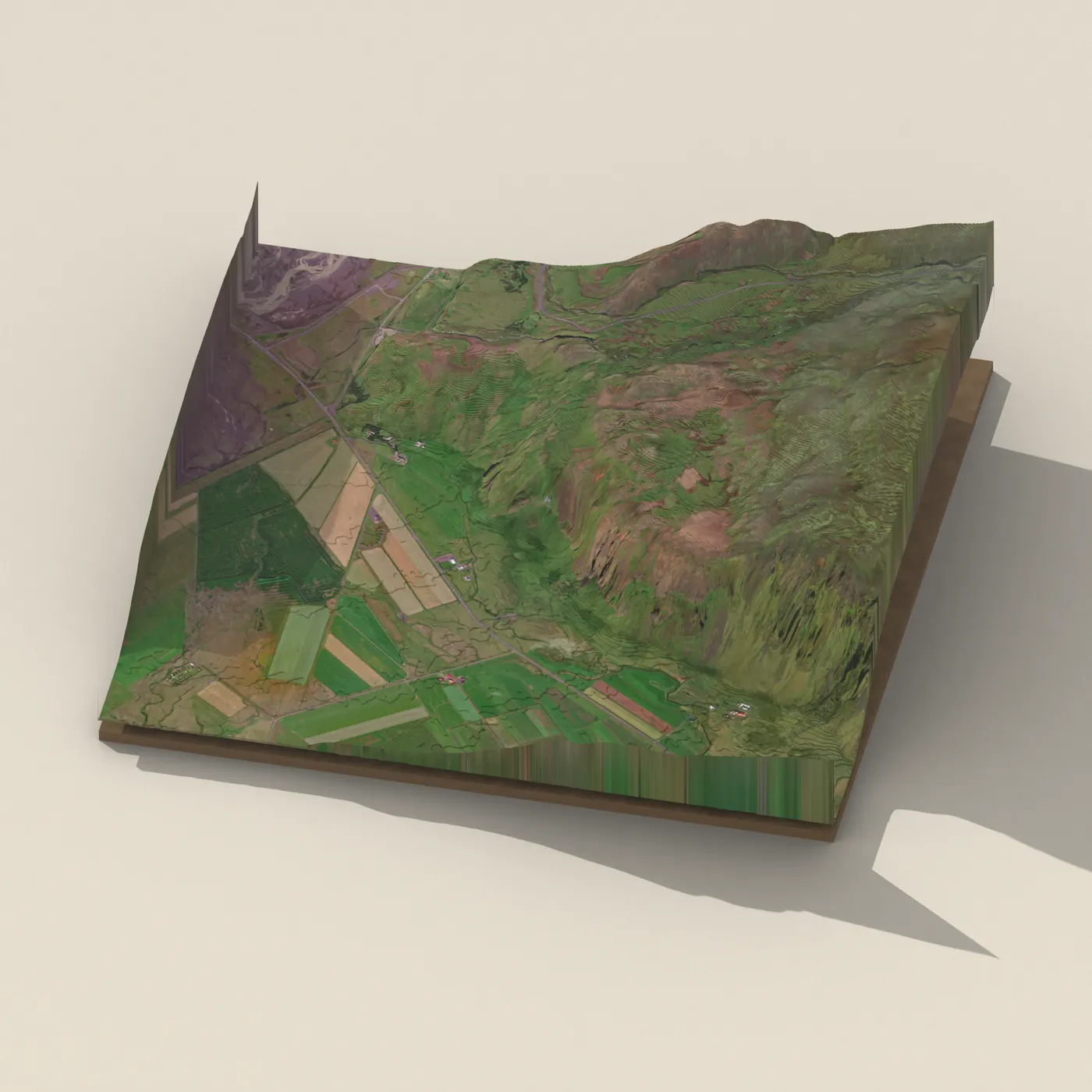 Drífandi 3D terrain render