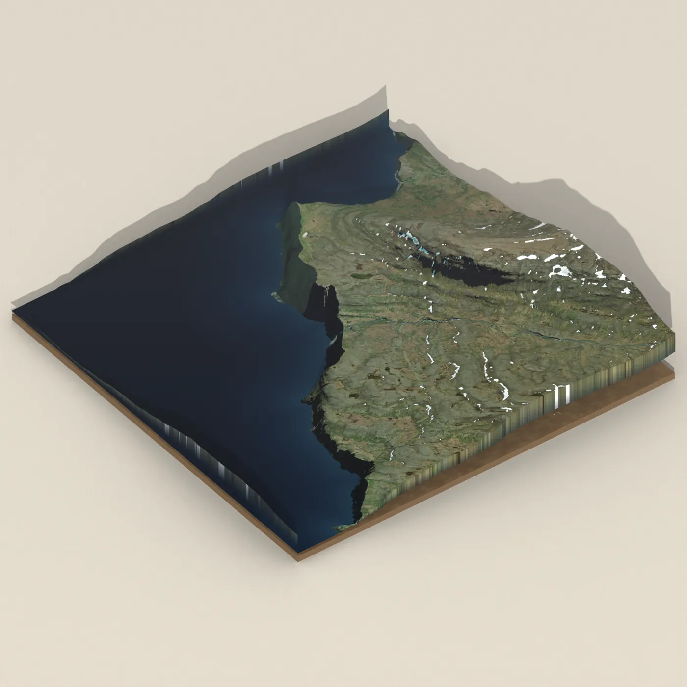 Drifandi 3D terrain render