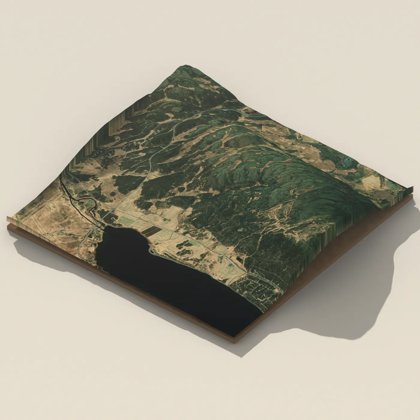 Efrifoss 3D terrain render