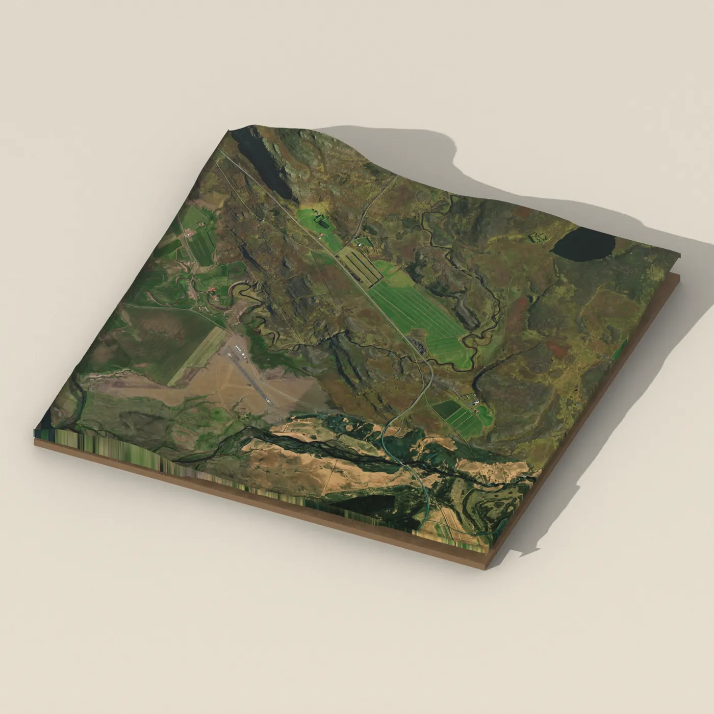 Efrifossar 3D terrain render