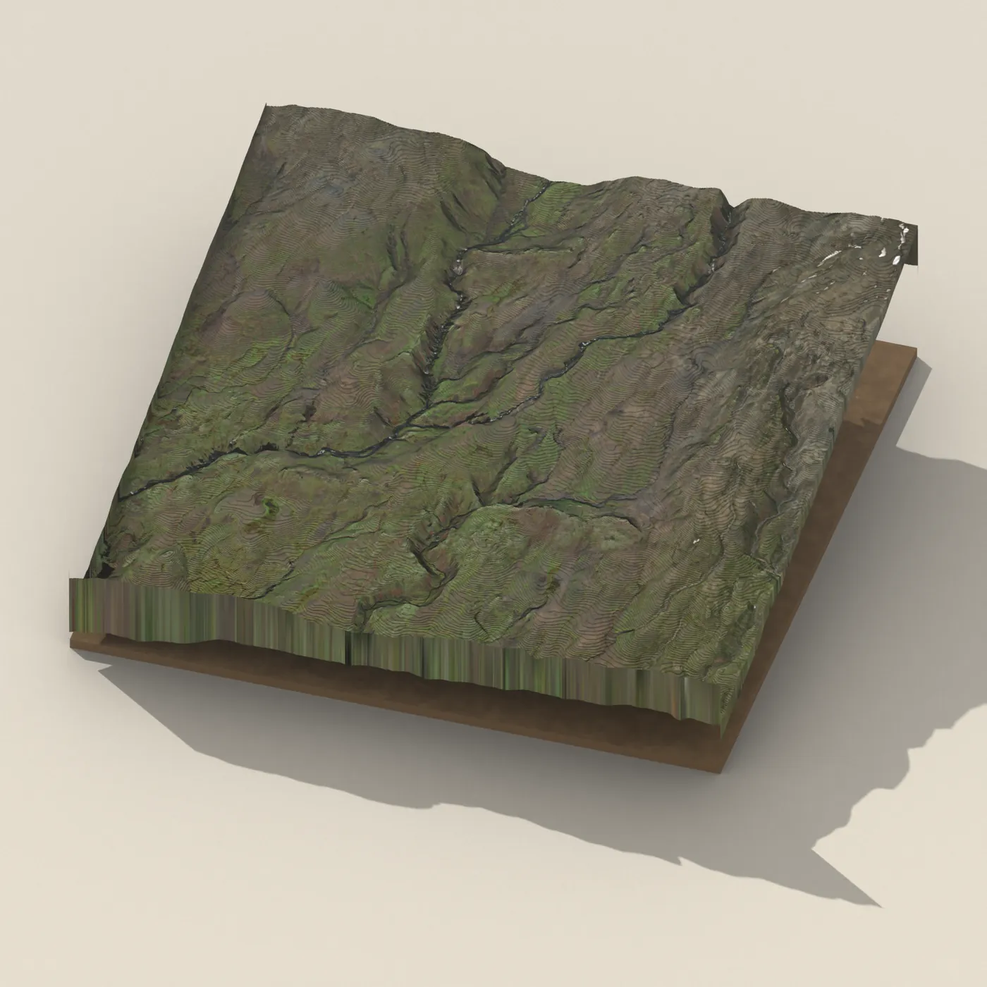 Efstifoss 3D terrain render