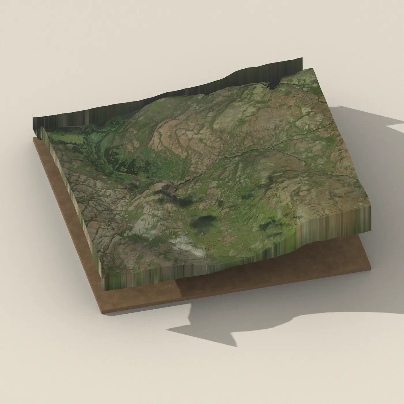 Folaldafoss 3D terrain render