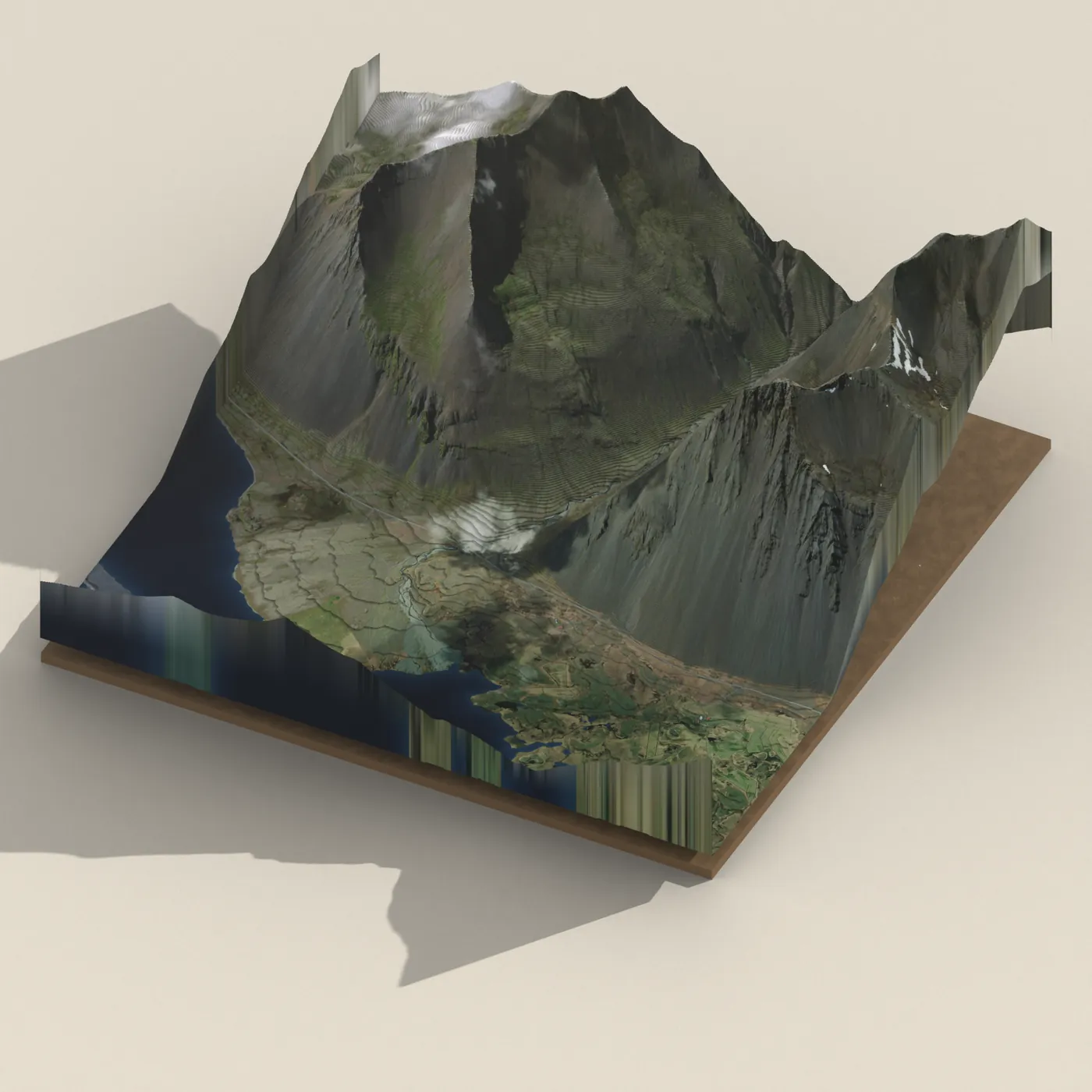 Fremstifoss 3D terrain render