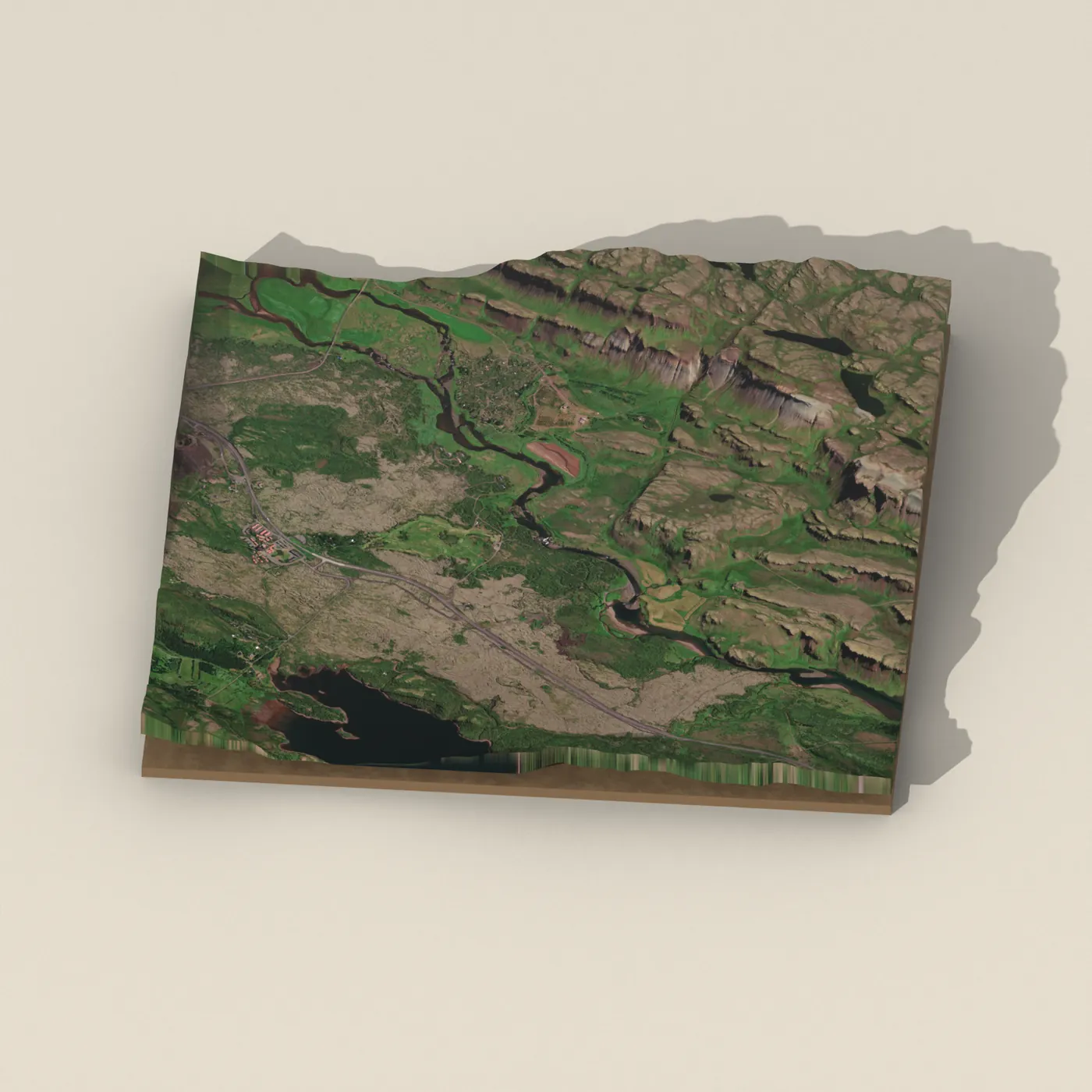 Glanni 3D terrain render