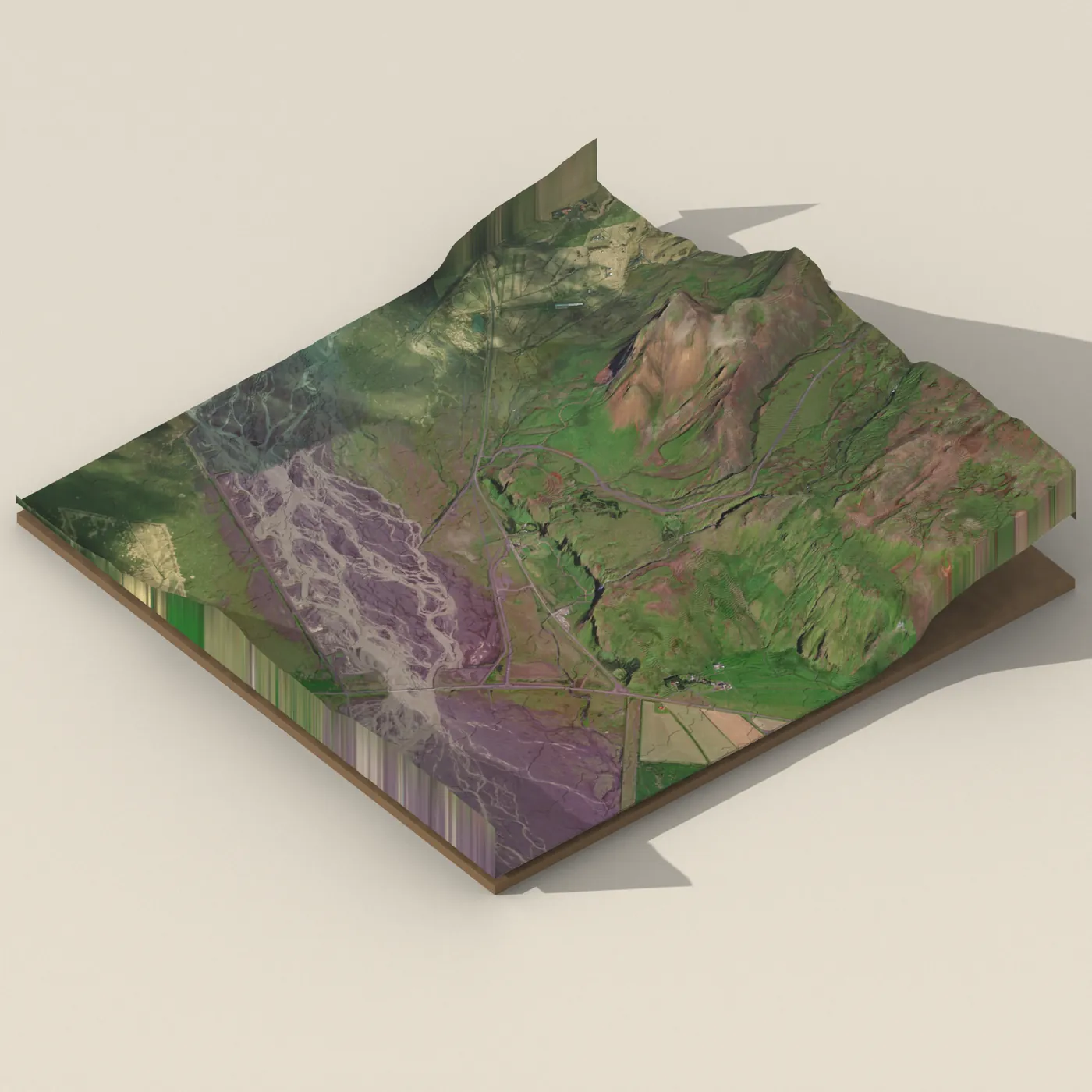 Gljúfrabúi 3D terrain render