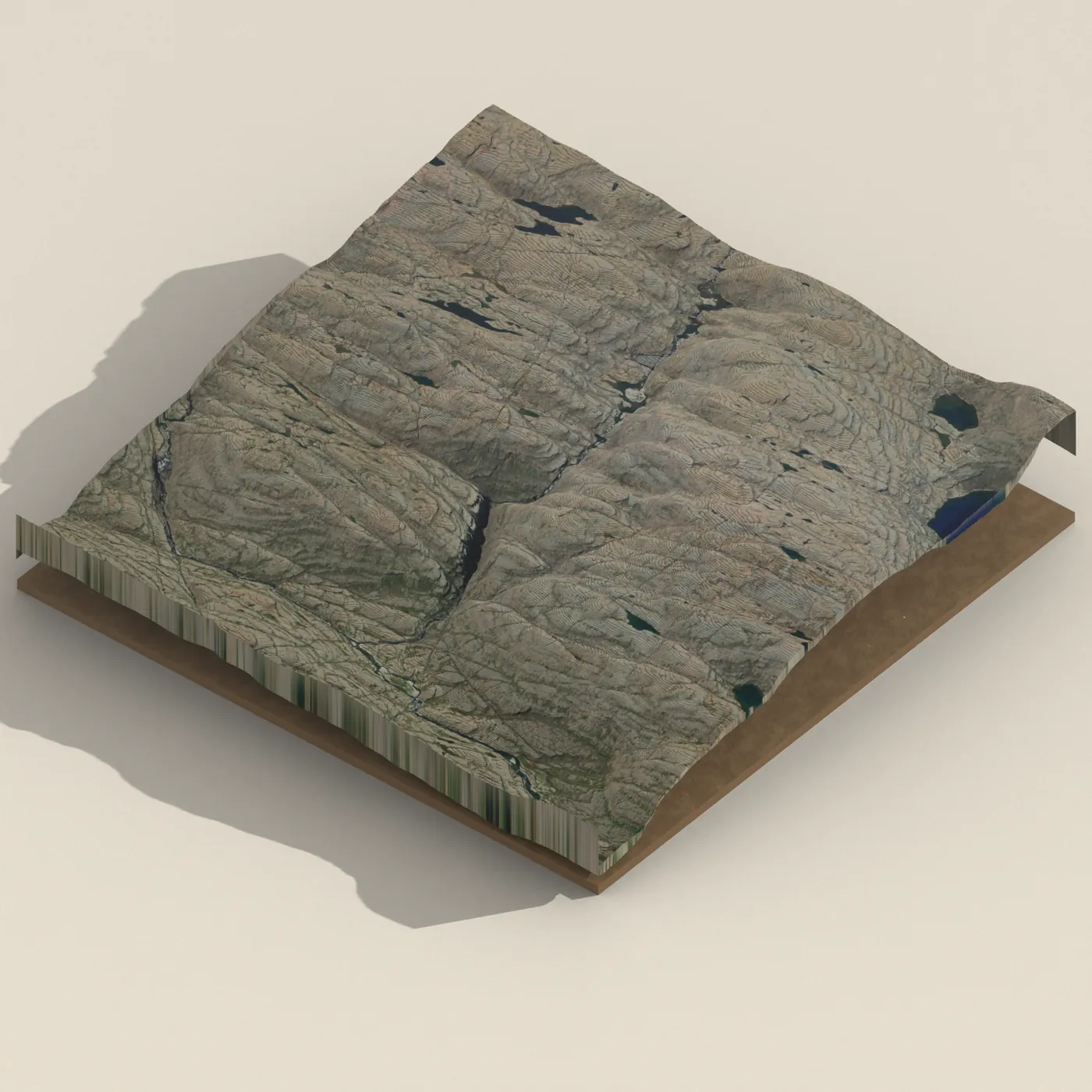 Gljúfrabúi 3D terrain render