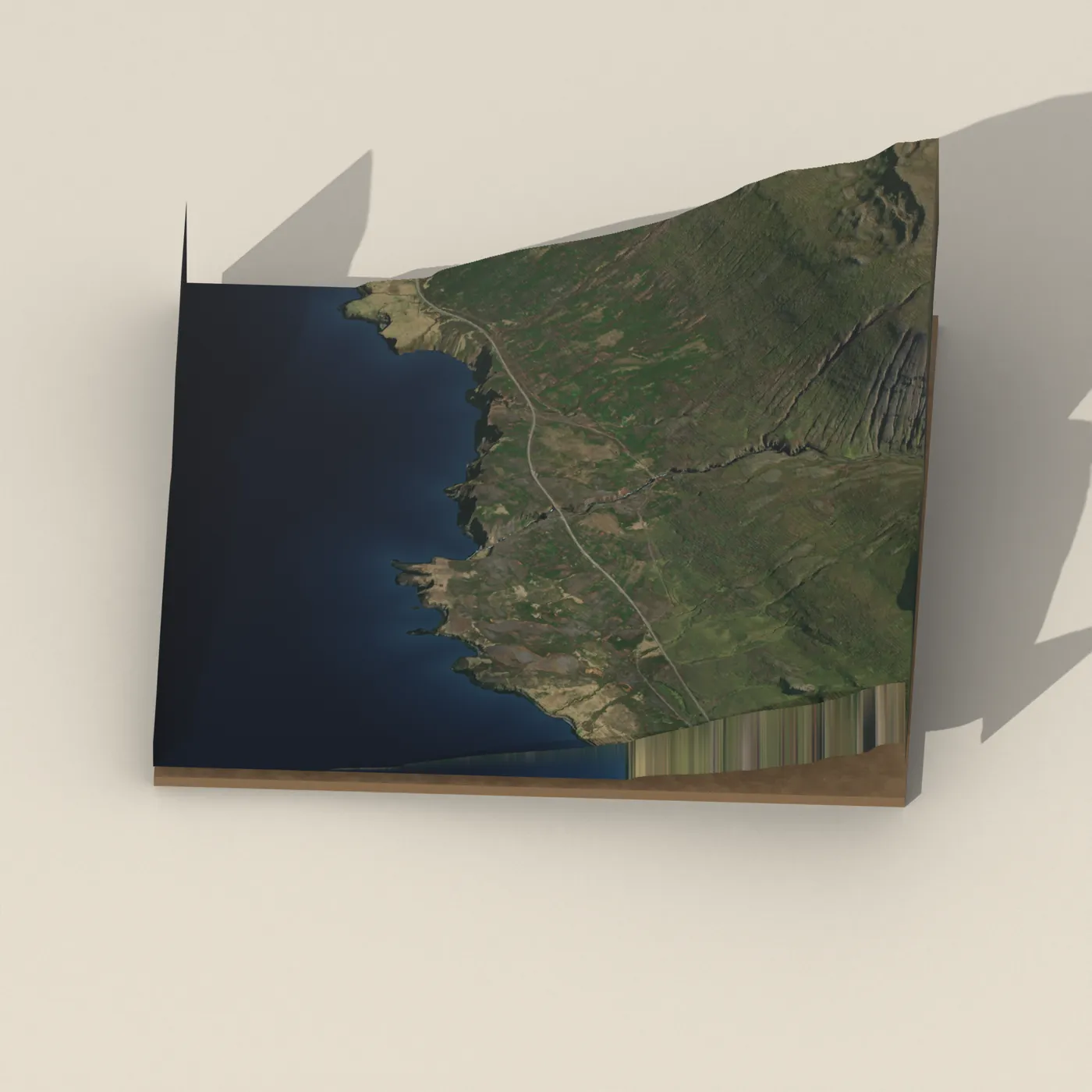 Gljúfursárfoss 3D terrain render