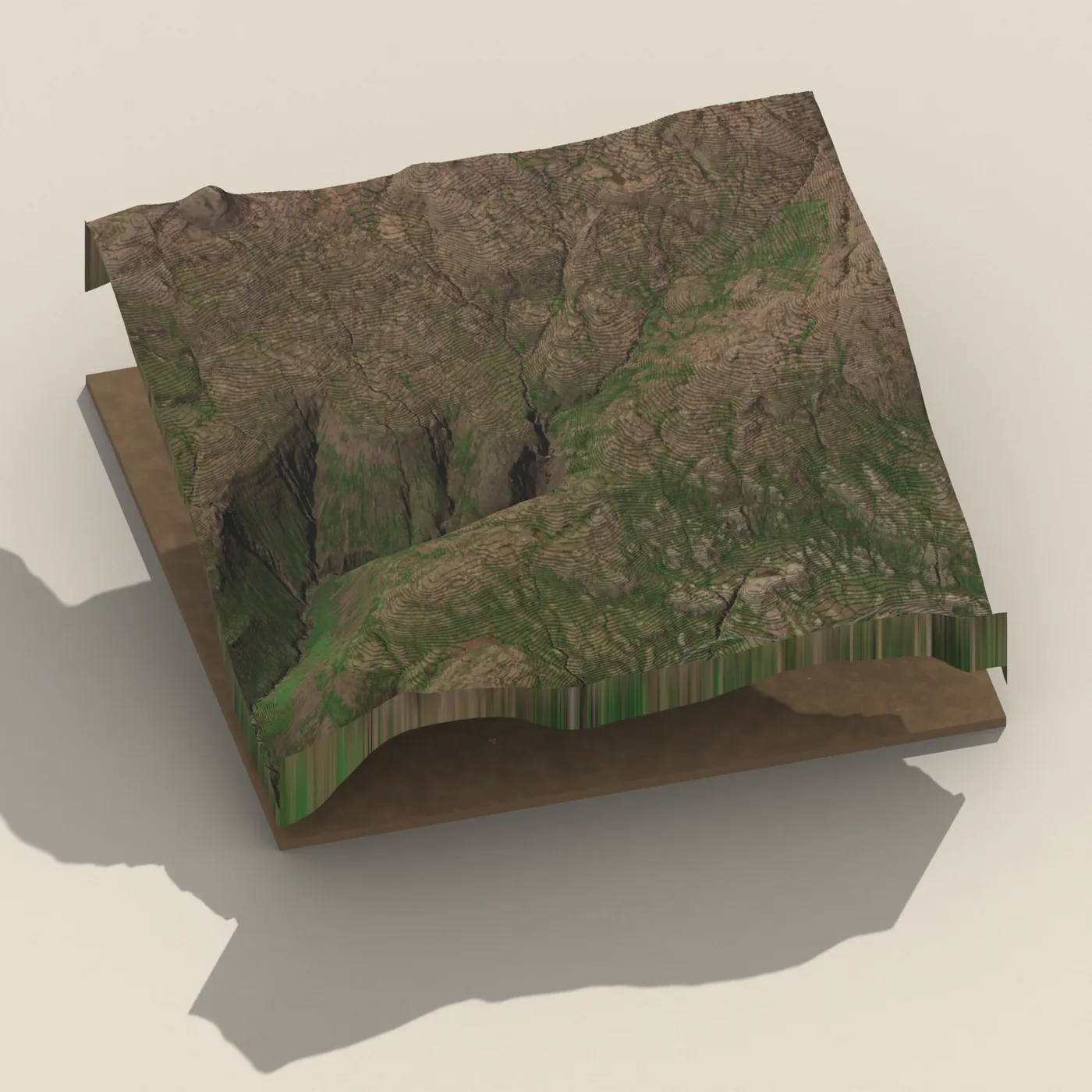 Hamrafoss 3D terrain render