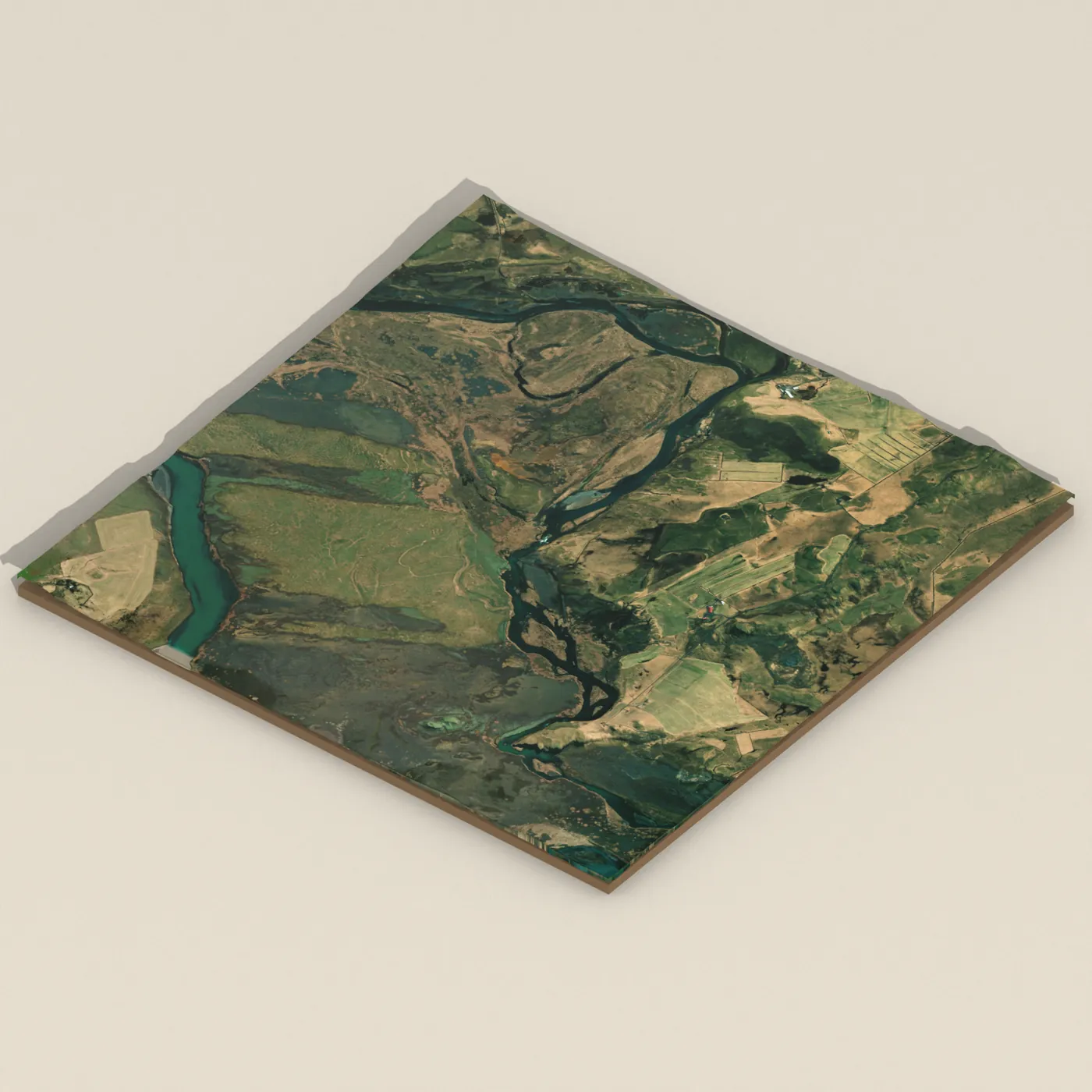 Hestafoss 3D terrain render
