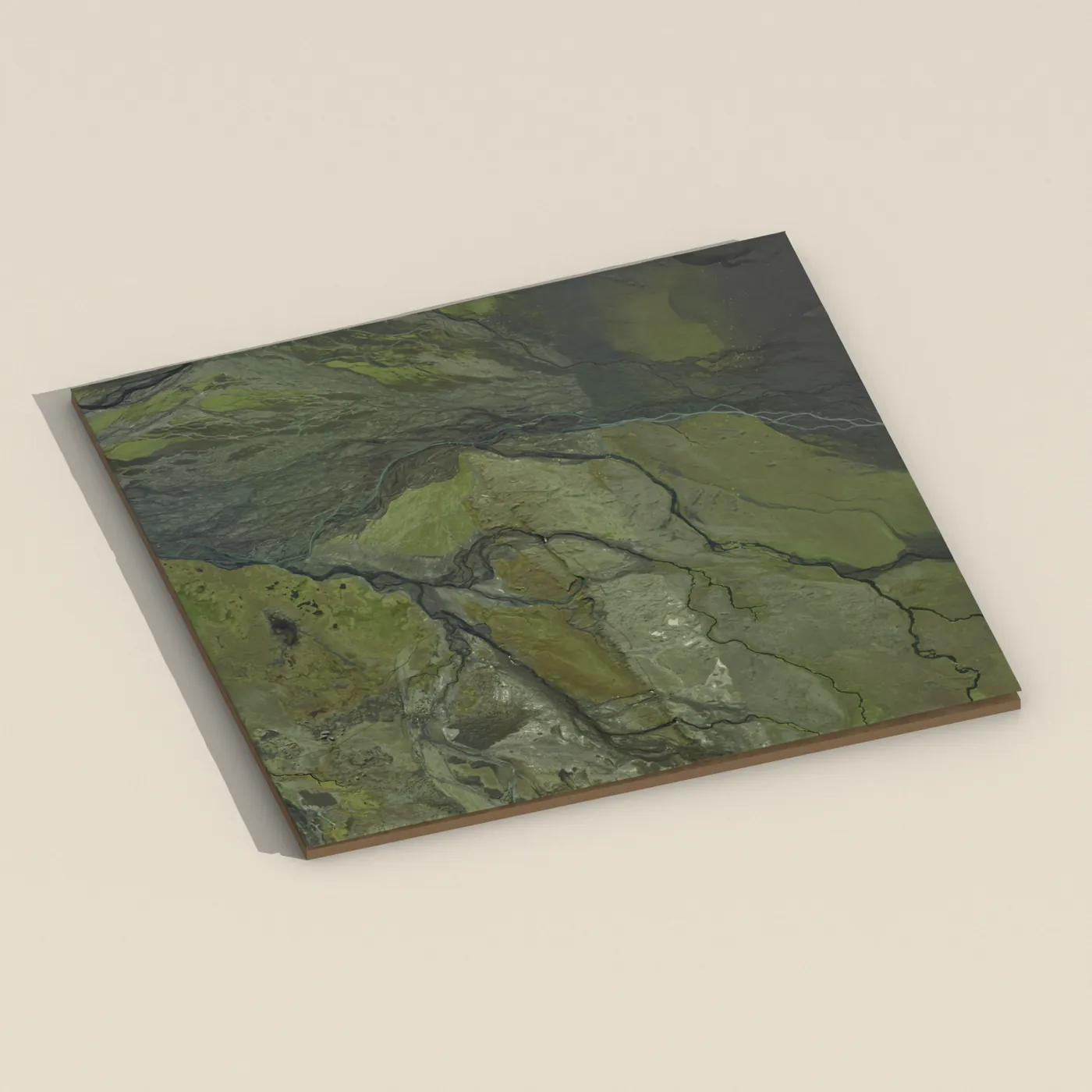 Hrúthálsafoss 3D terrain render