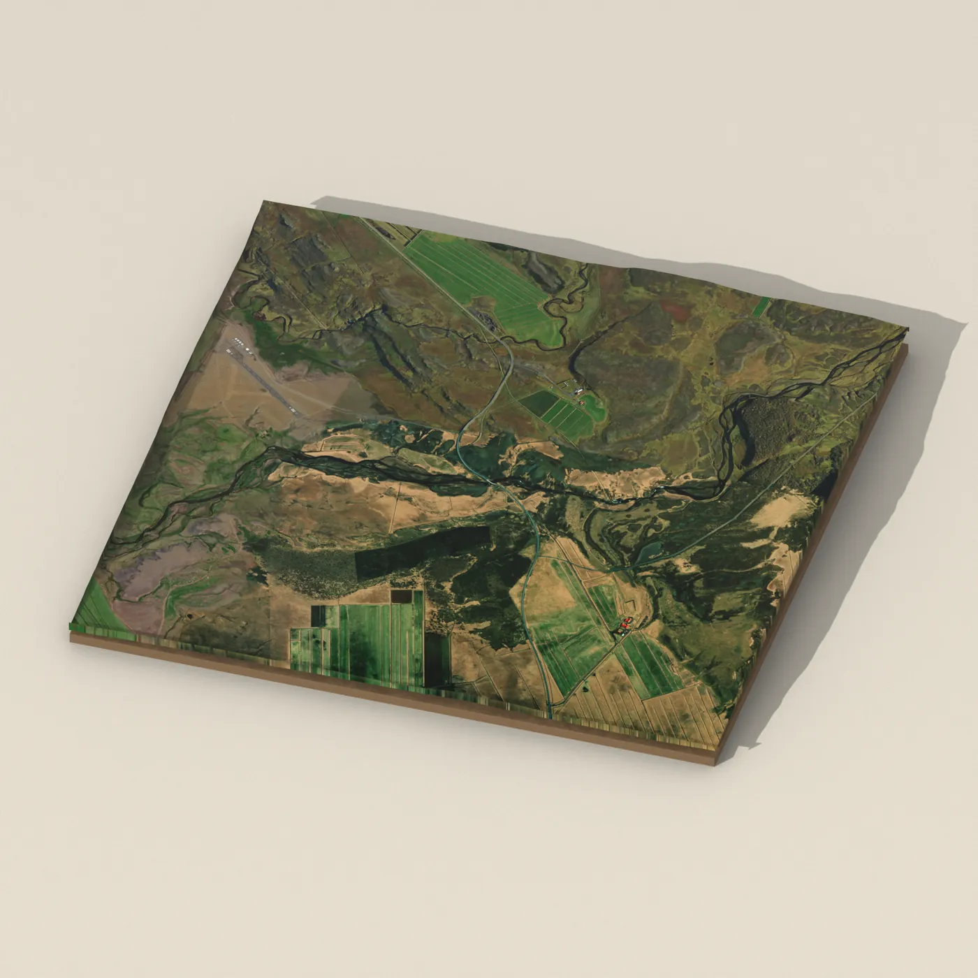 Hundsfoss 3D terrain render