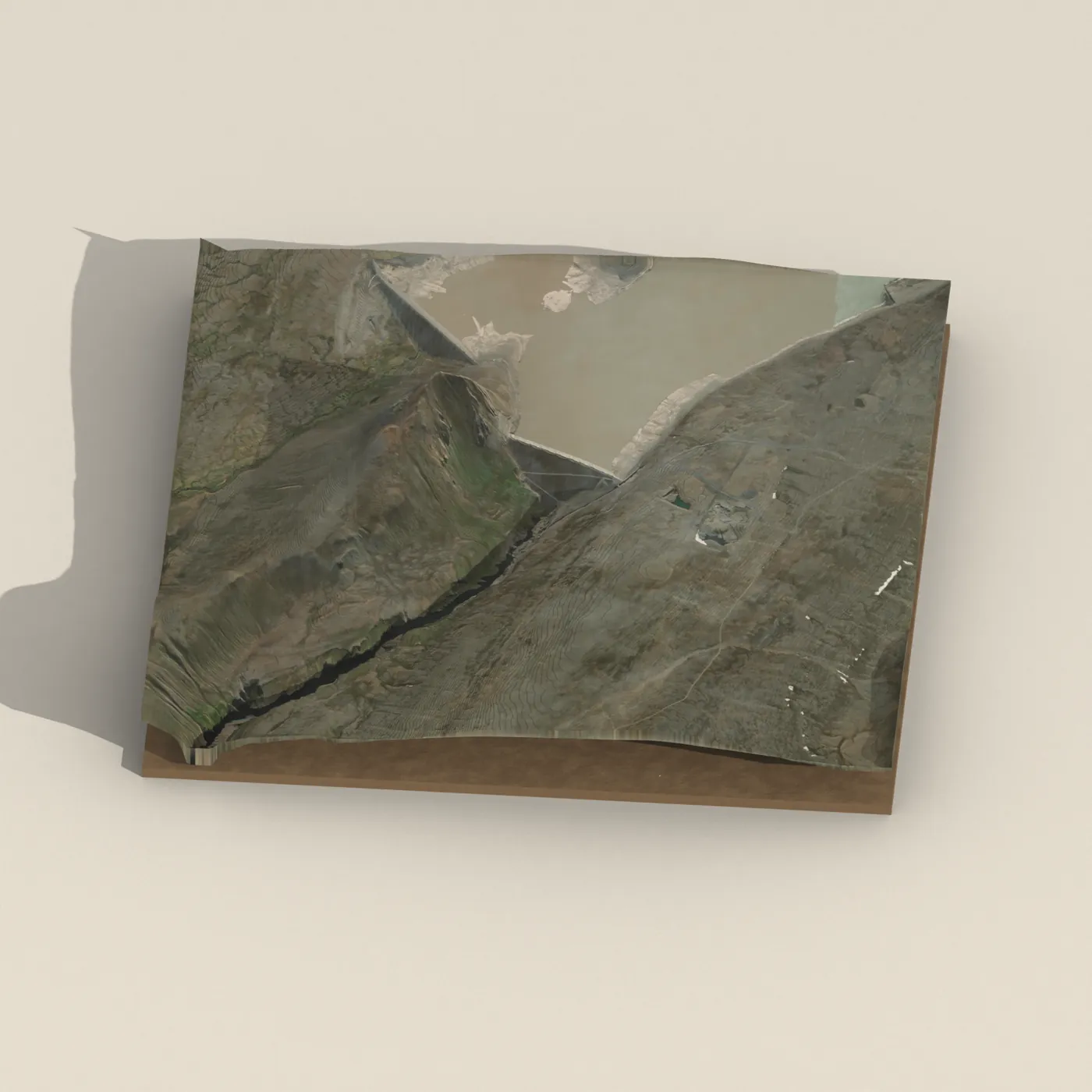 Hverfandi 3D terrain render
