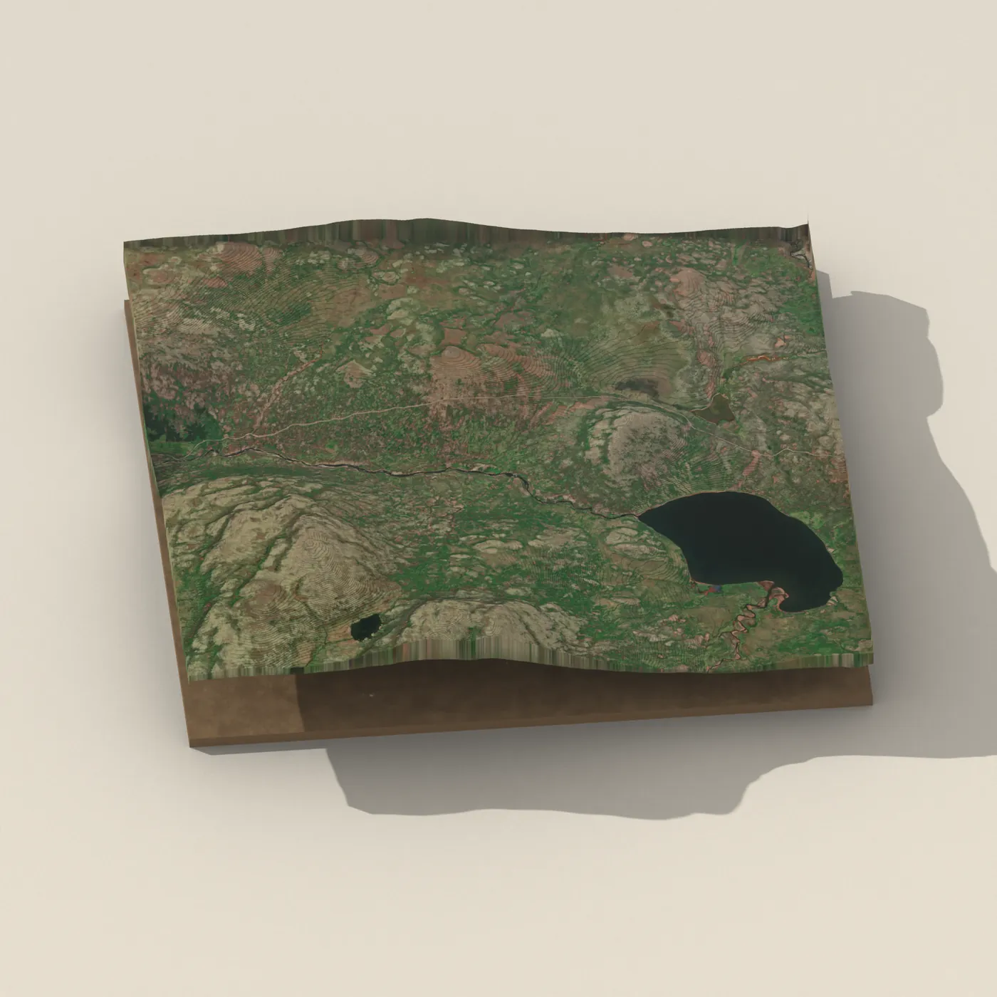Hvítserkur 3D terrain render