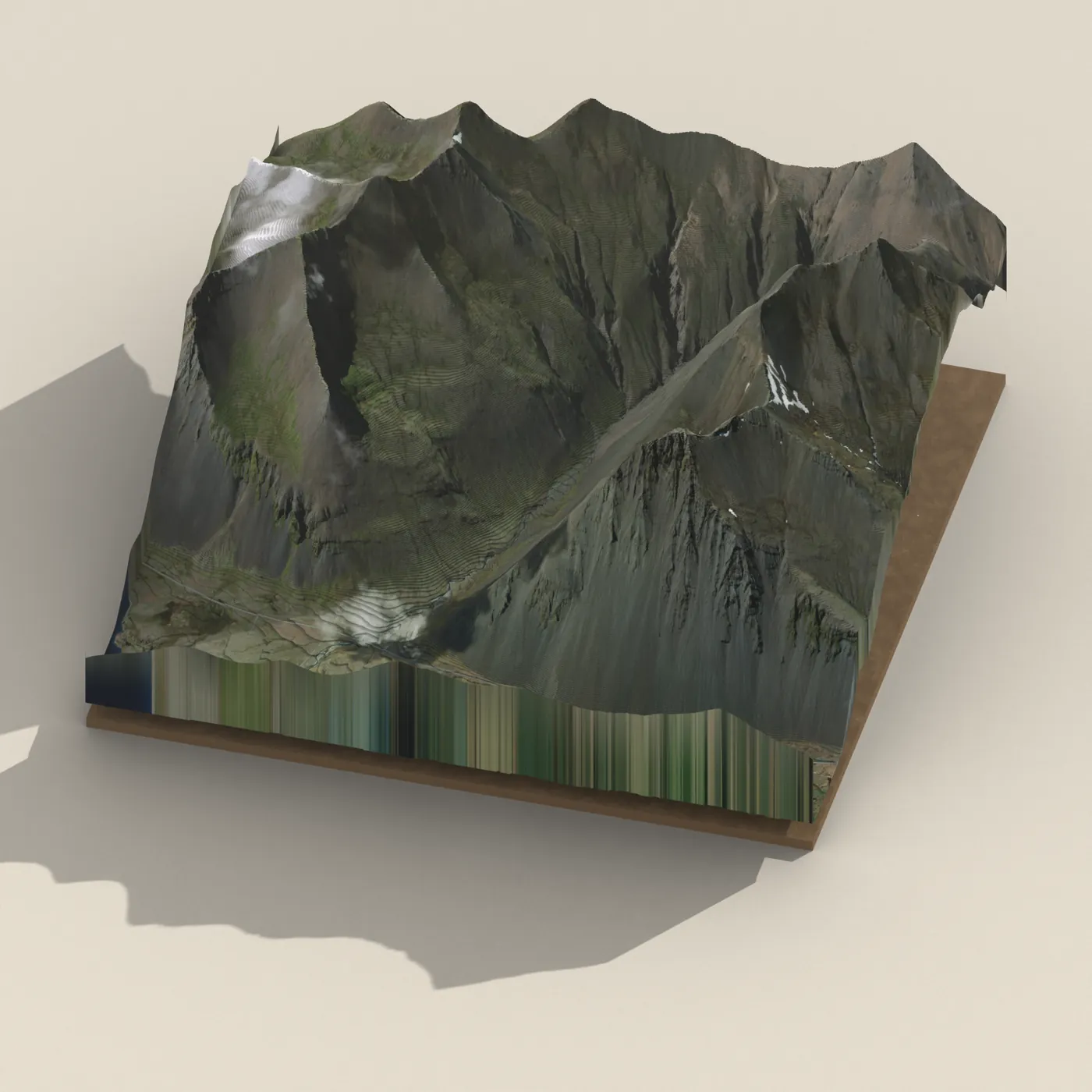 Innstifoss 3D terrain render