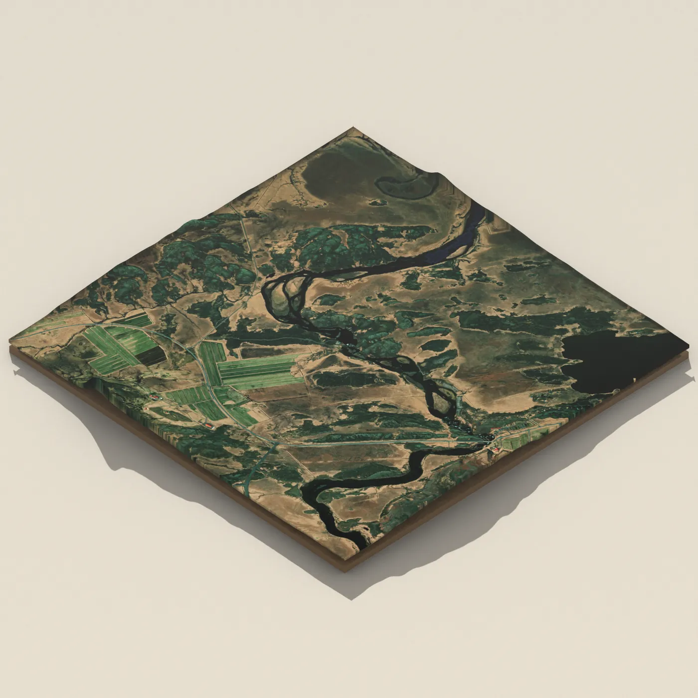 Laxfoss 3D terrain render
