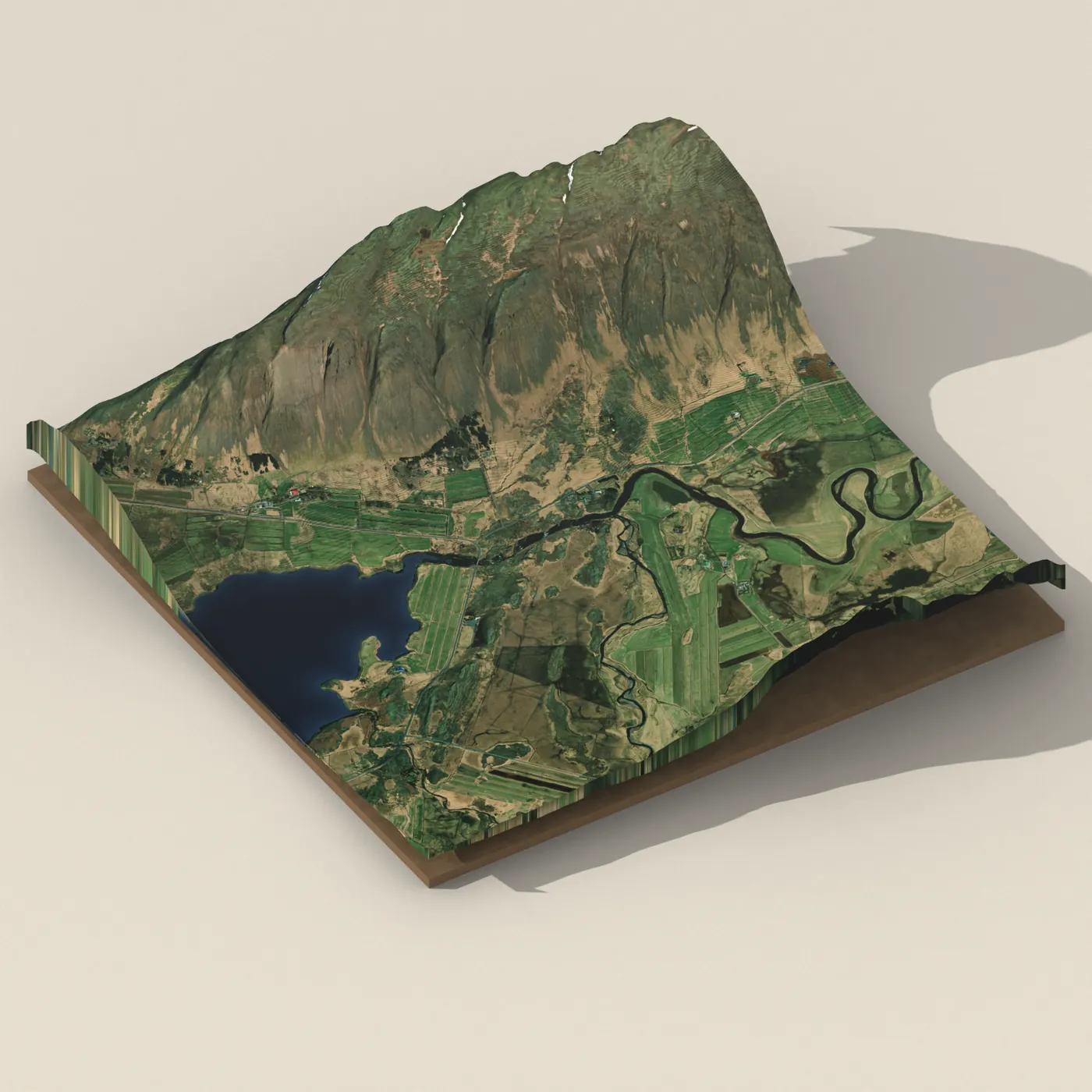 Laxfoss 3D terrain render